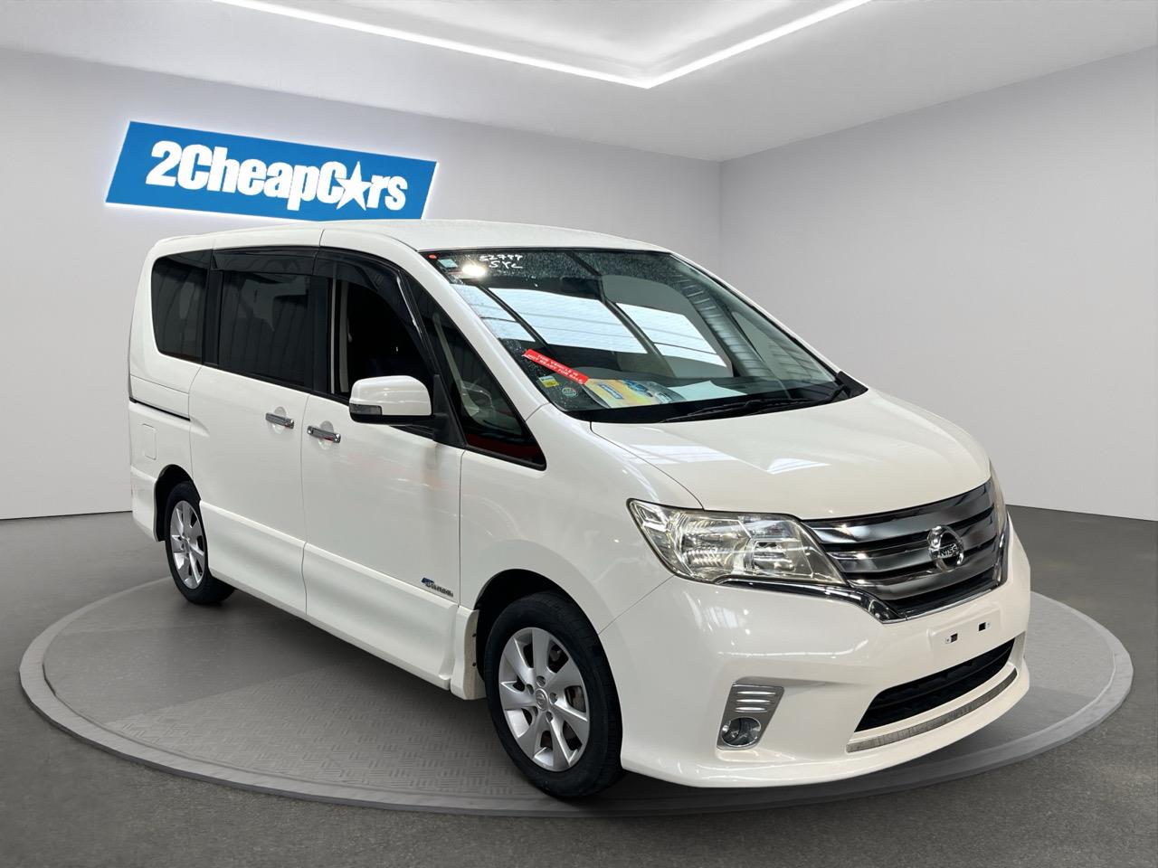 2013 Nissan Serena Hybrid Highway Star People Mover POWER SLIDING DOORS + CRUISE CONTROL