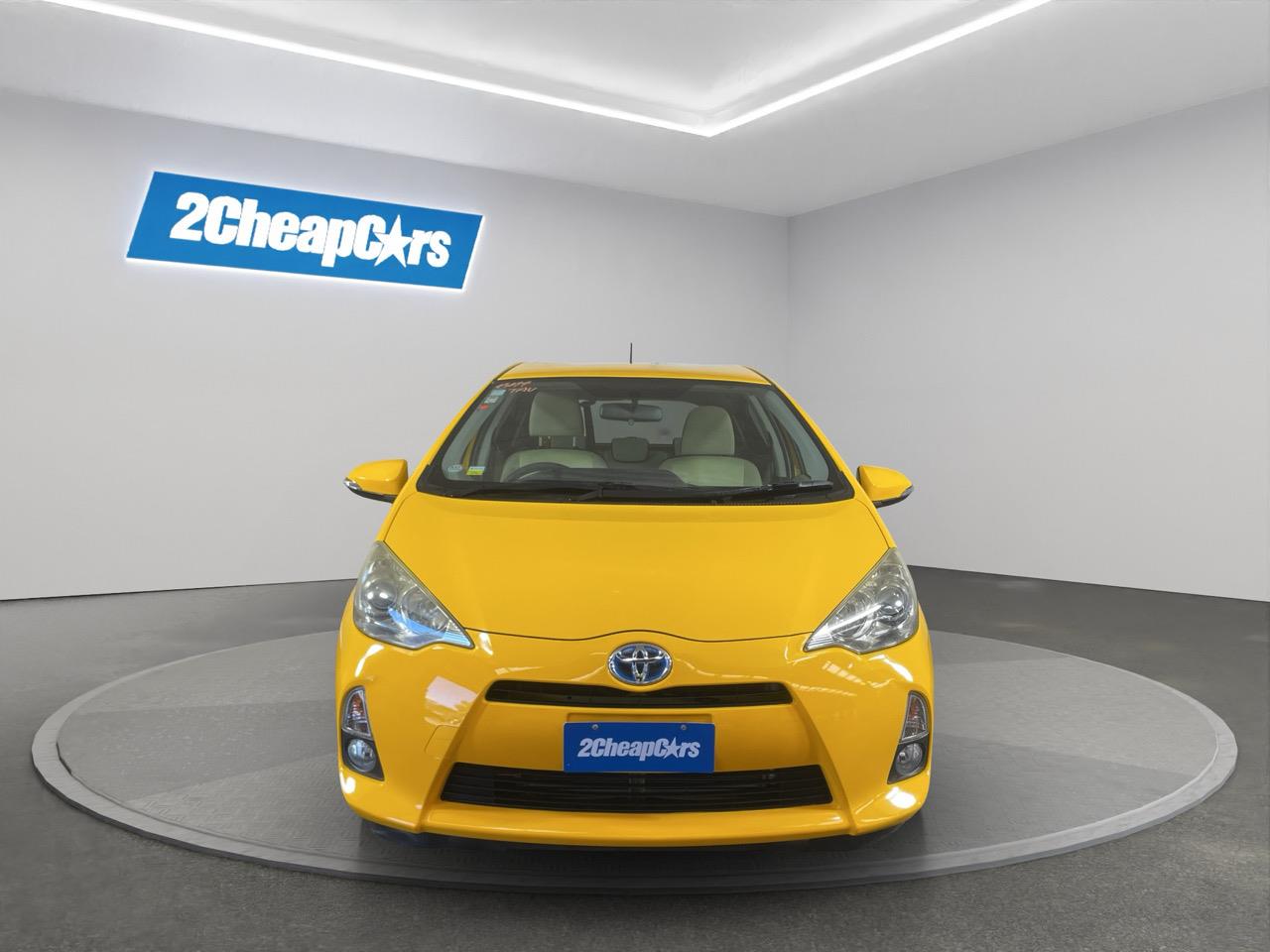 2013 Toyota Aqua S Hatchback HEATED SEATS + AUTO LIGHTS + PUSH START