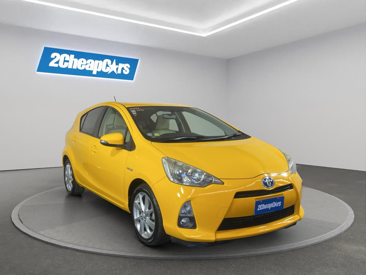 2013 Toyota Aqua S Hatchback HEATED SEATS + AUTO LIGHTS + PUSH START