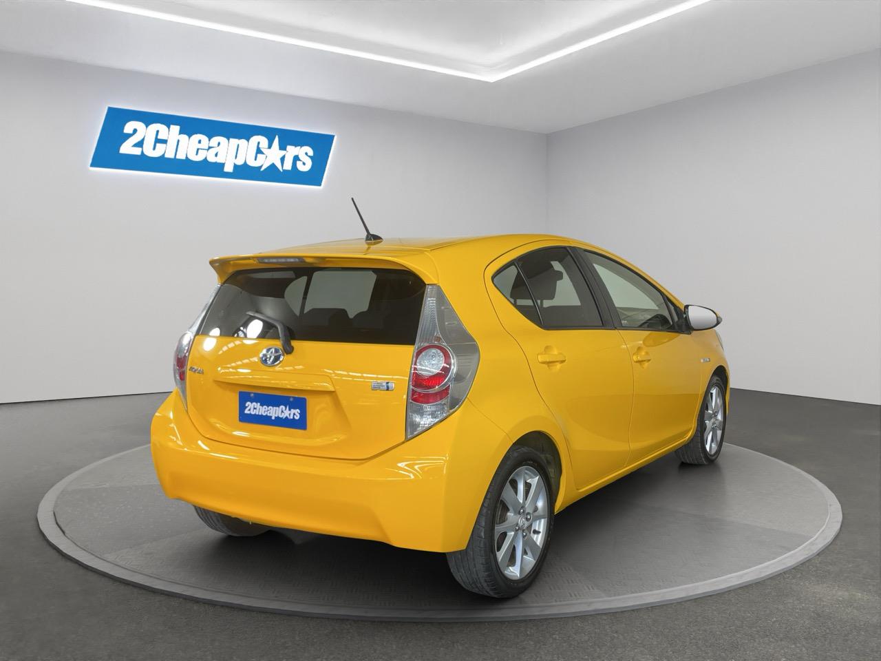 2013 Toyota Aqua S Hatchback HEATED SEATS + AUTO LIGHTS + PUSH START