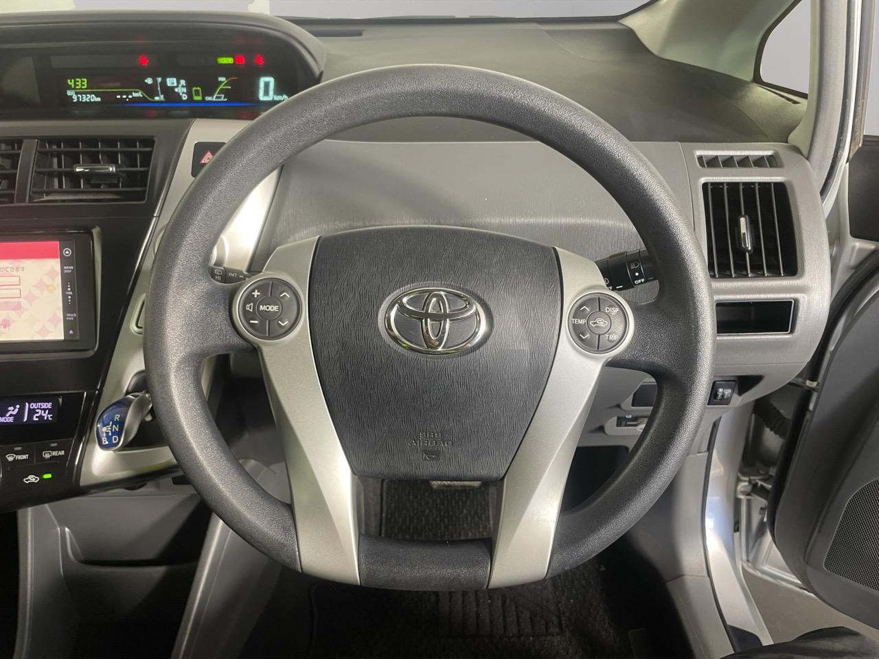 2012 Toyota Prius Alpha S Station Wagon REVERSING CAMERA + PUSH BUTTON START + AUTO LIGHTS