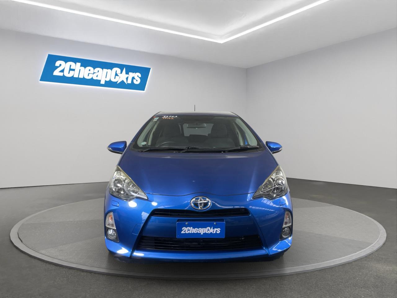 2013 Toyota Aqua S Hatchback LOW KMS + REVERSING CAMERA + AUTO LIGHTS