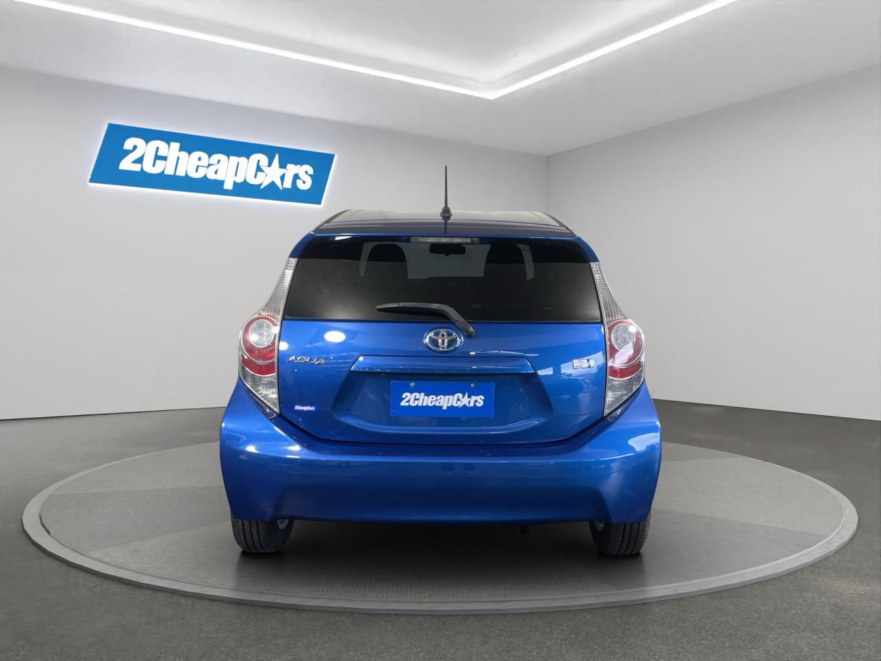 2013 Toyota Aqua S Hatchback LOW KMS + REVERSING CAMERA + AUTO LIGHTS