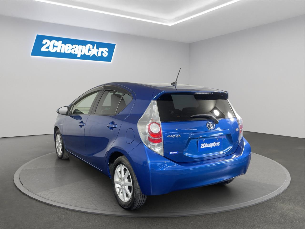 2013 Toyota Aqua S Hatchback LOW KMS + REVERSING CAMERA + AUTO LIGHTS