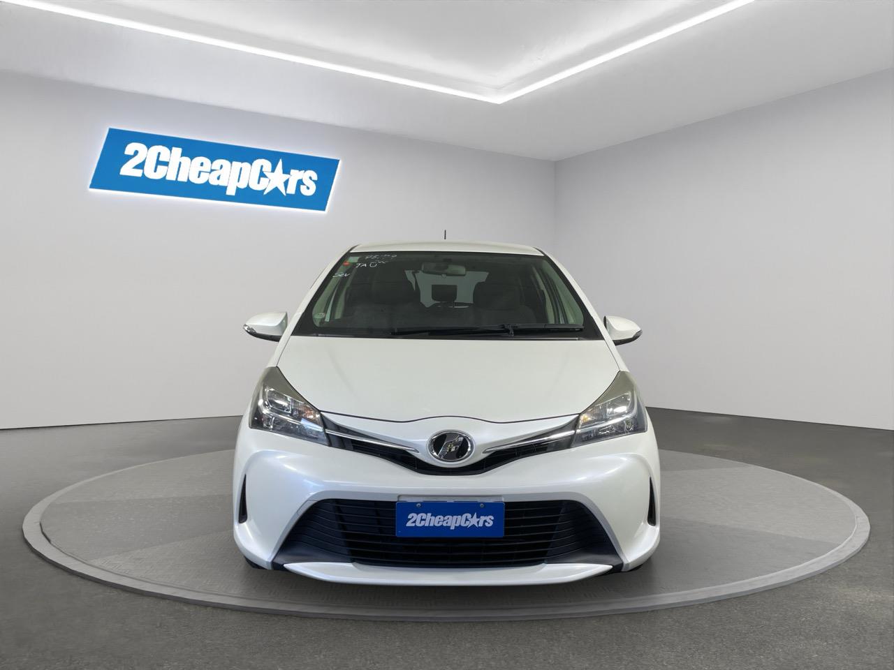 2015 Toyota Vitz Yaris F Hatchback LOW KM + REVERSING CAMERA + PUSH START