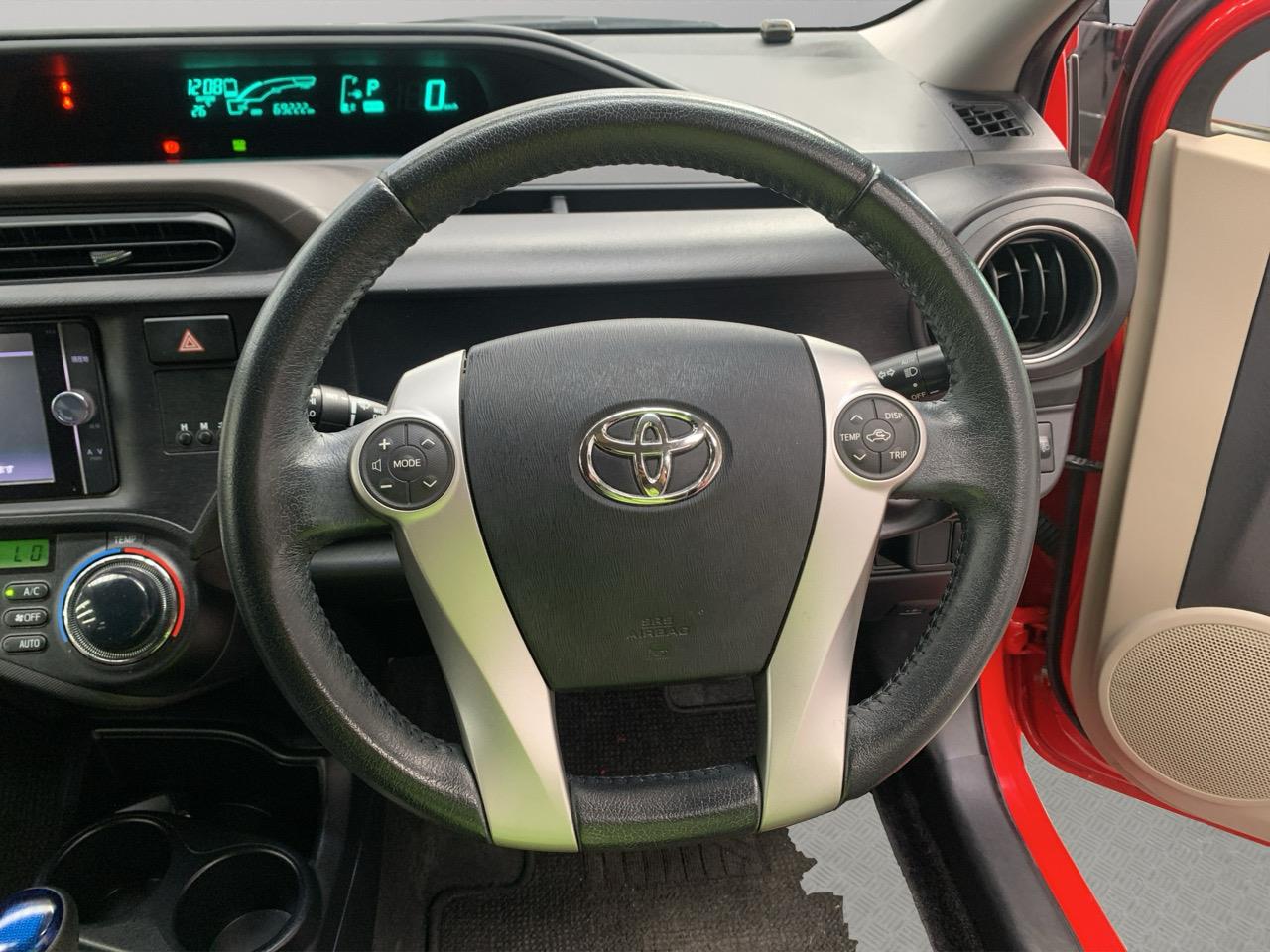 2012 Toyota Aqua S Hatchback REVERSING CAMERA + PUSH BUTTON START + AUTO LIGHTS