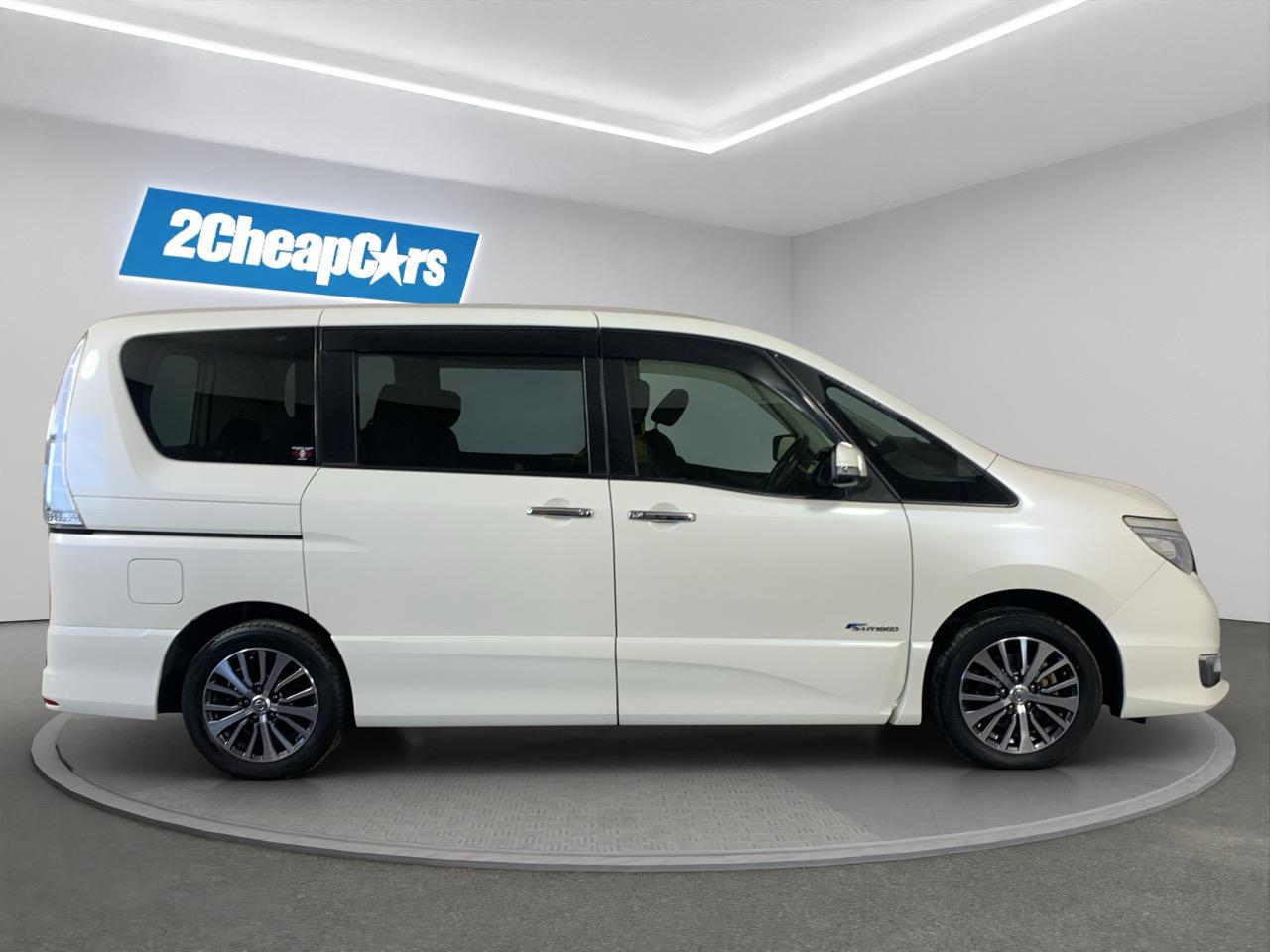 2014 Nissan Serena Hybrid Highway Star People Mover CRUISE CONTROL + REVERSING CAMERA + AUTO LIGHTS