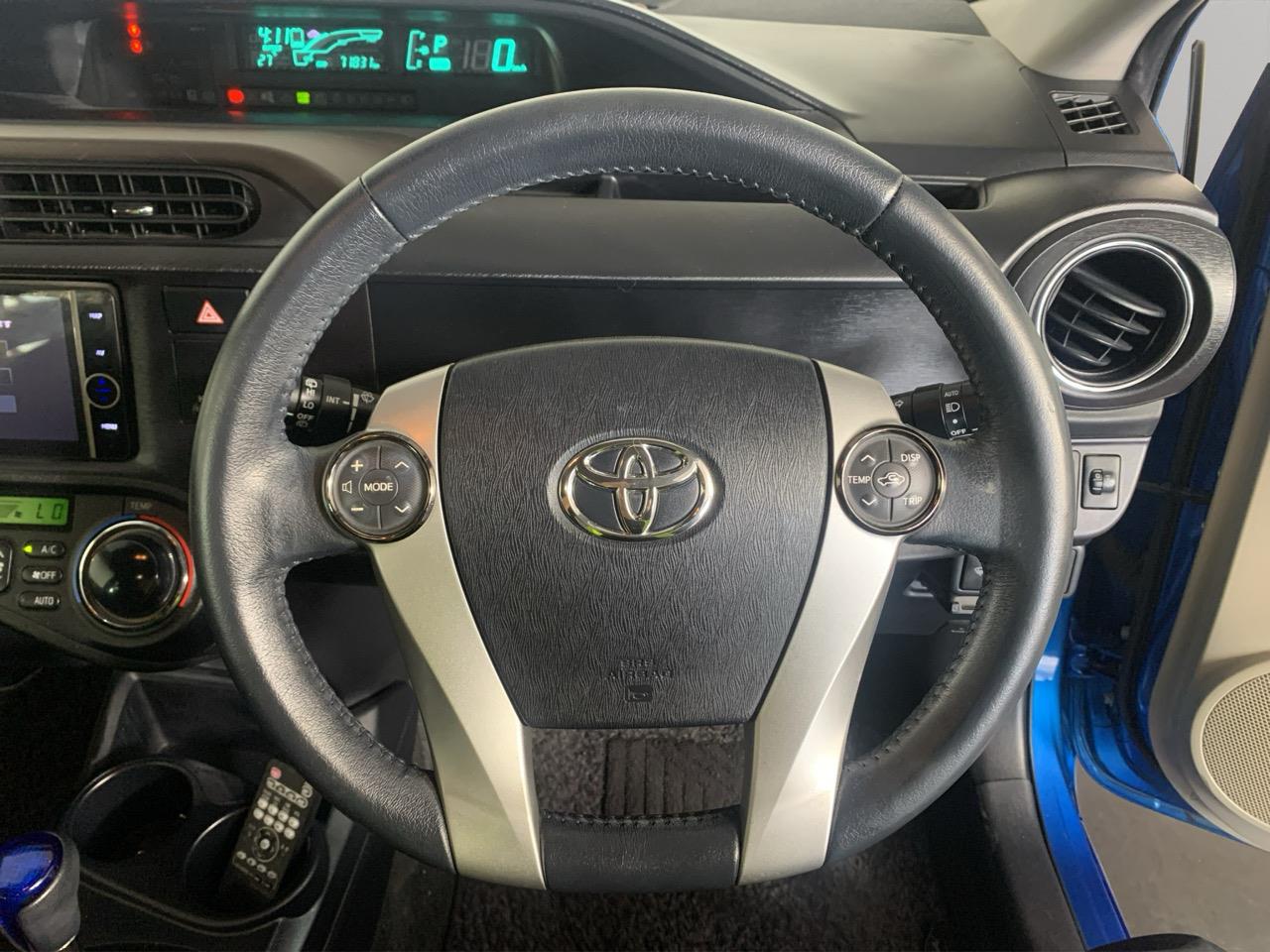 2013 Toyota Aqua G Hatchback REVERSING CAMERA + PUSH BUTTON START + AUTO LIGHTS