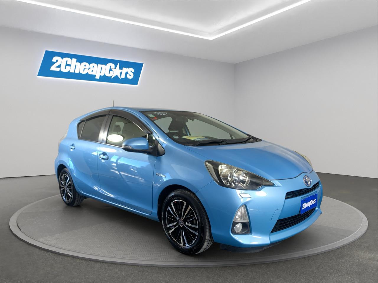 2012 Toyota Aqua S AERO Hatchback HEATED SEATS + PUSH BUTTON START + AUTO LIGHTS