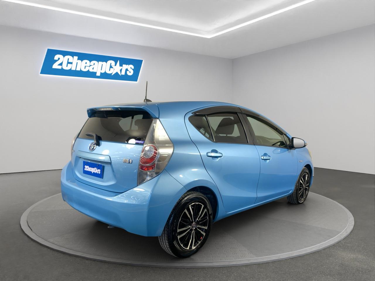 2012 Toyota Aqua S AERO Hatchback HEATED SEATS + PUSH BUTTON START + AUTO LIGHTS