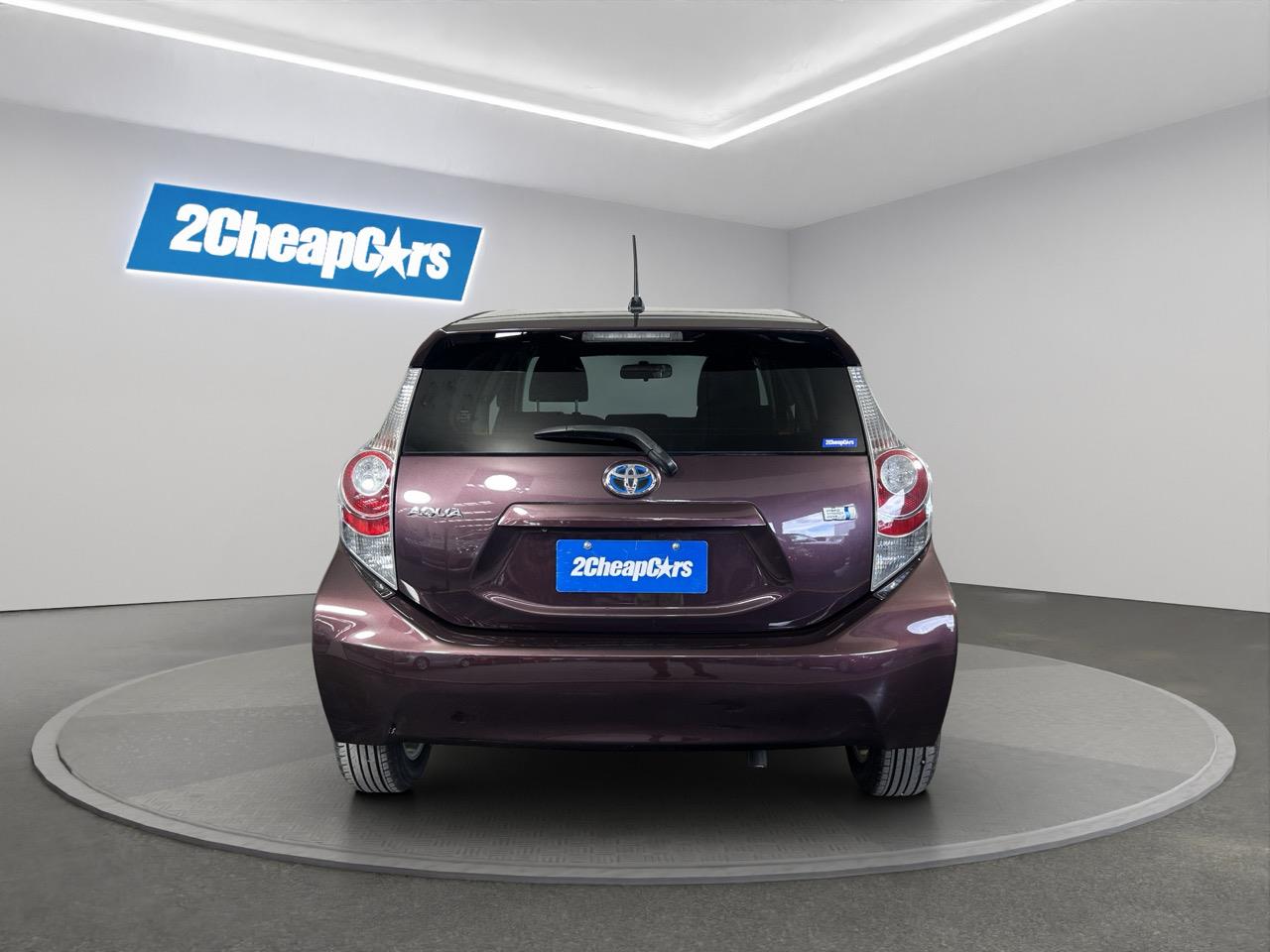 2014 Toyota Aqua G  HEATED SEATS + AUTO LIGHTS + REVERSING CAMERA