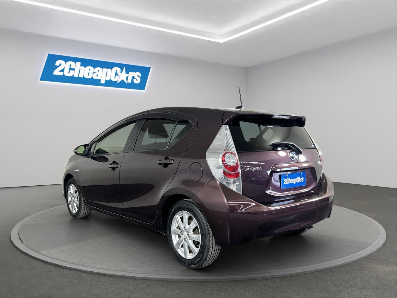 2014 Toyota Aqua G  HEATED SEATS + AUTO LIGHTS + REVERSING CAMERA