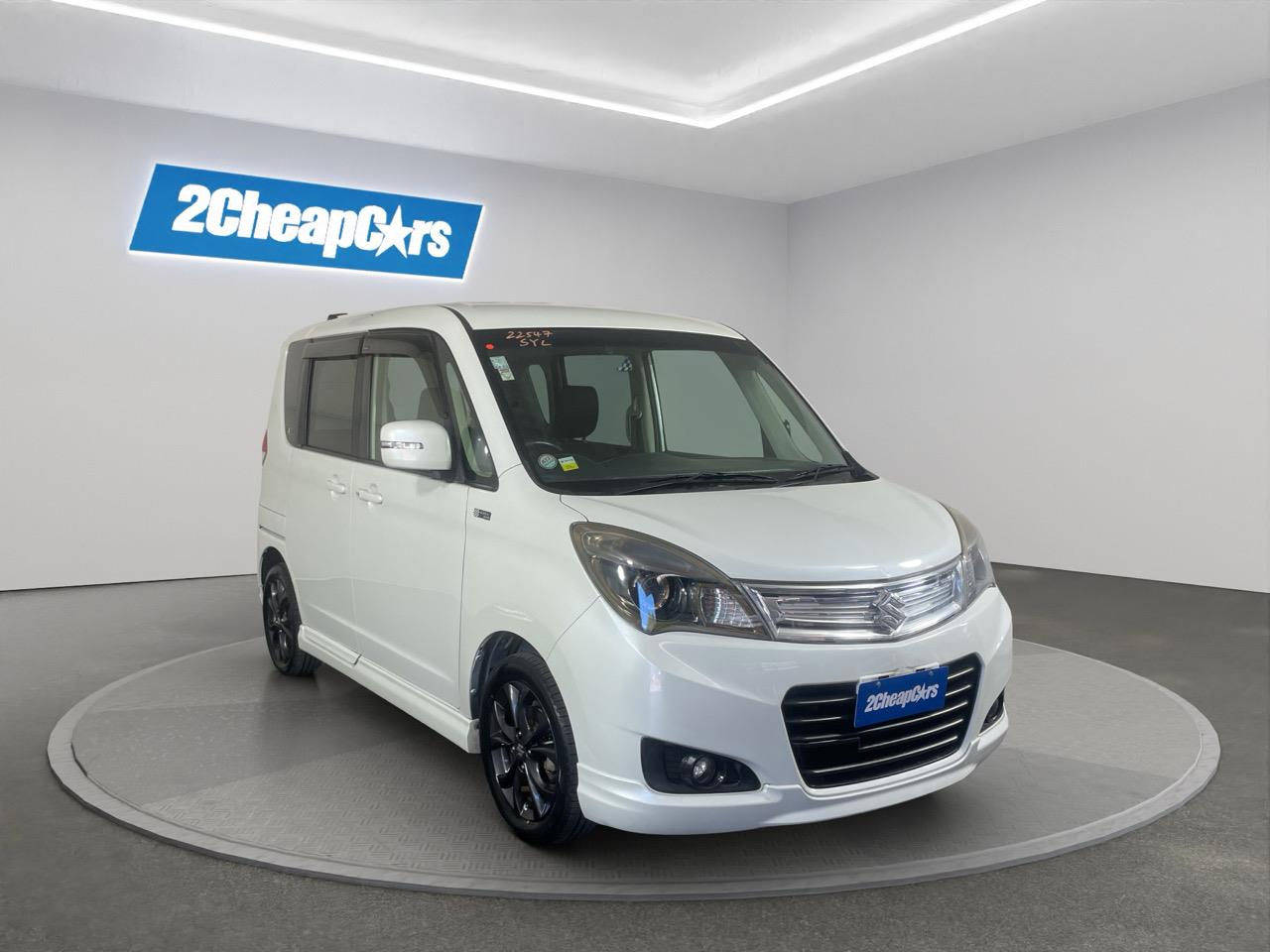 2014 Suzuki Solio Black White Hatchback ELECTRIC SLIDING DOOR + REVERSING CAMERA
