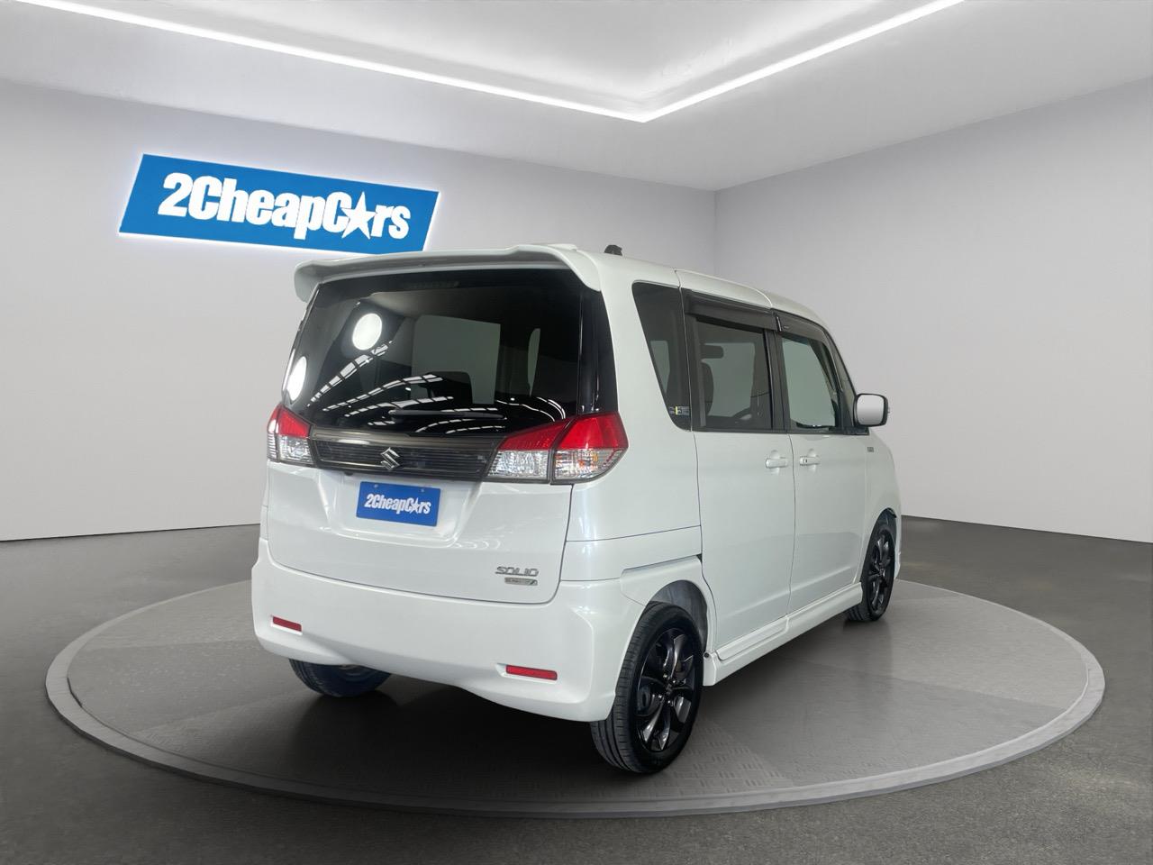 2014 Suzuki Solio Black White Hatchback ELECTRIC SLIDING DOOR + REVERSING CAMERA