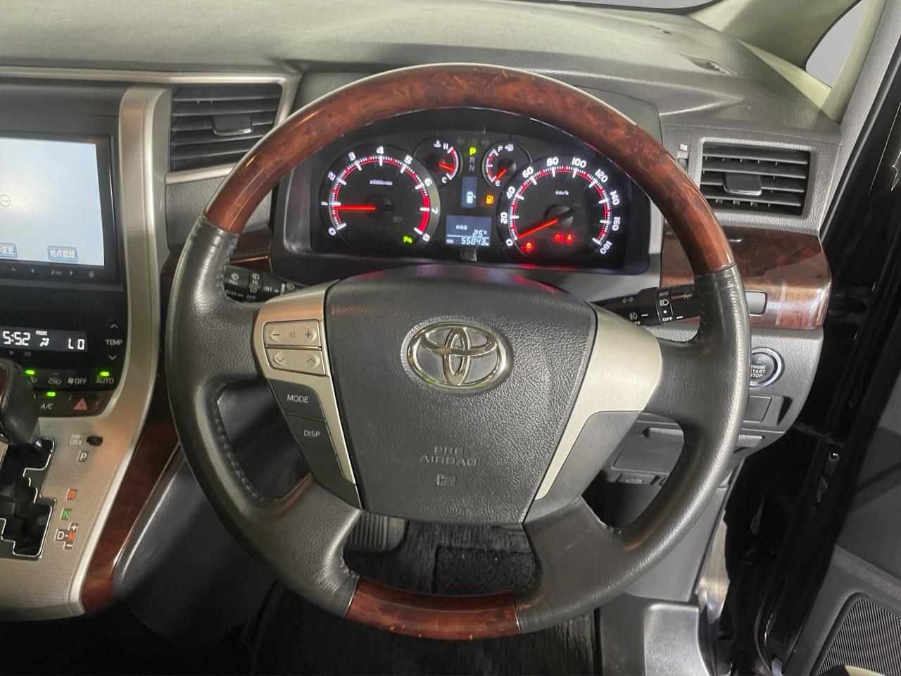 2012 Toyota Vellfire 2,4X People Mover LOW KM + REVERSING CAMERA + PUSH SRART