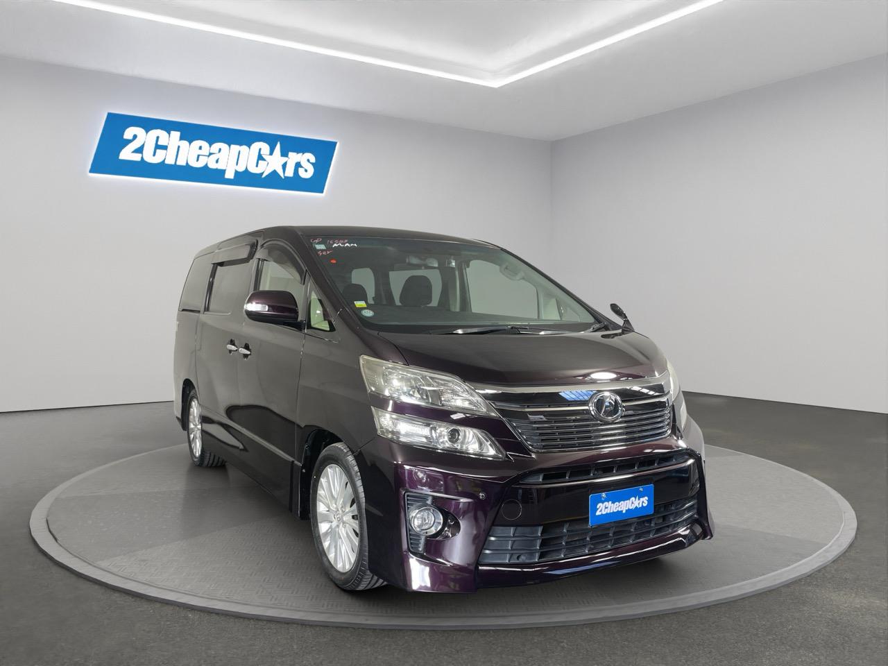 2012 Toyota Vellfire 2,4X People Mover LOW KM + REVERSING CAMERA + PUSH SRART