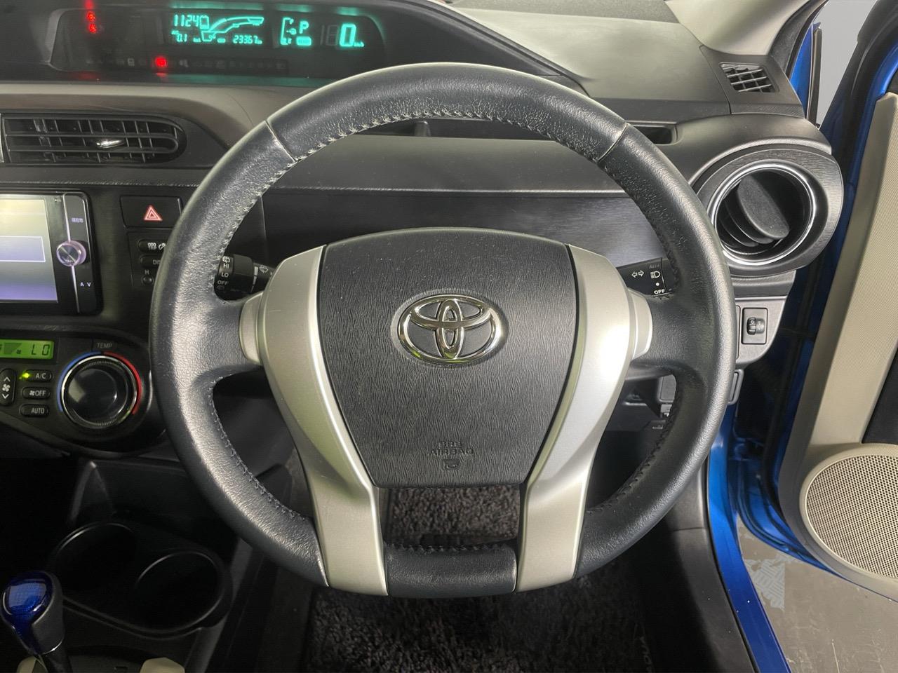 2012 Toyota Aqua S Hatchback LOW KMS + REVERSING CAMERA + HEATED SEATS