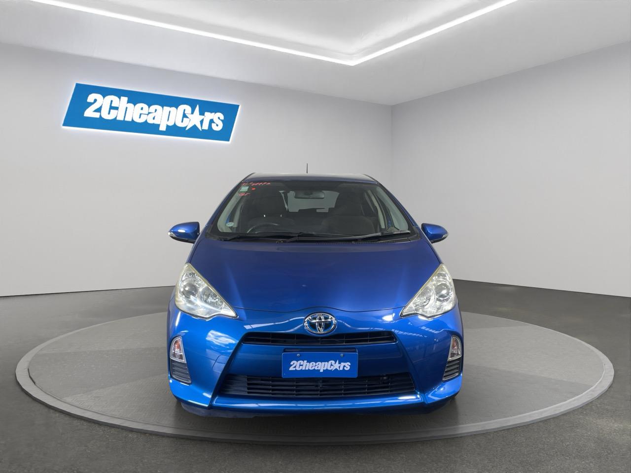 2012 Toyota Aqua S Hatchback LOW KMS + REVERSING CAMERA + HEATED SEATS