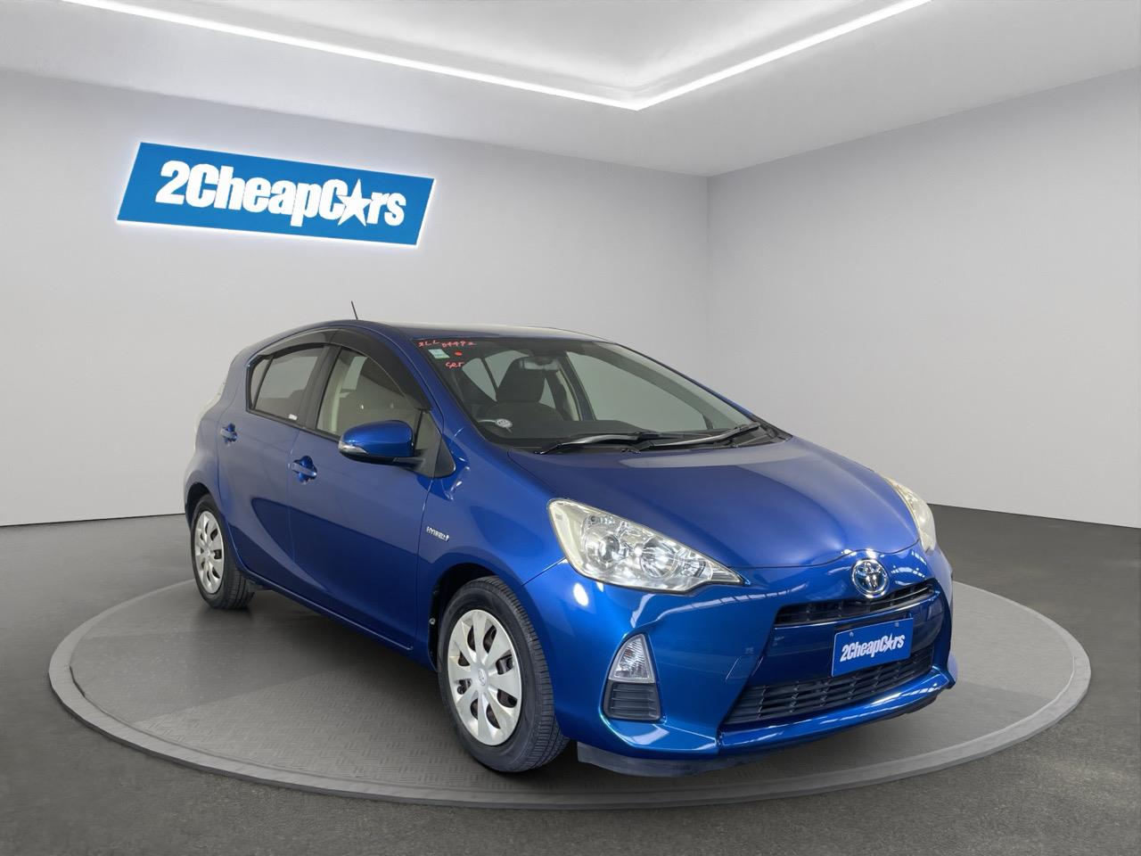 2012 Toyota Aqua S Hatchback LOW KMS + REVERSING CAMERA + HEATED SEATS