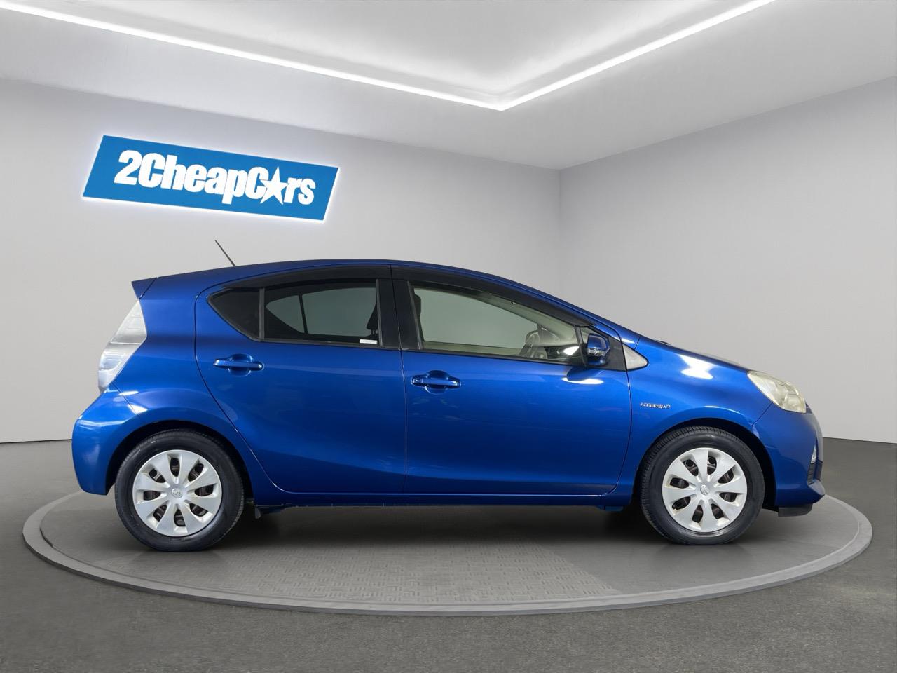 2012 Toyota Aqua S Hatchback LOW KMS + REVERSING CAMERA + HEATED SEATS
