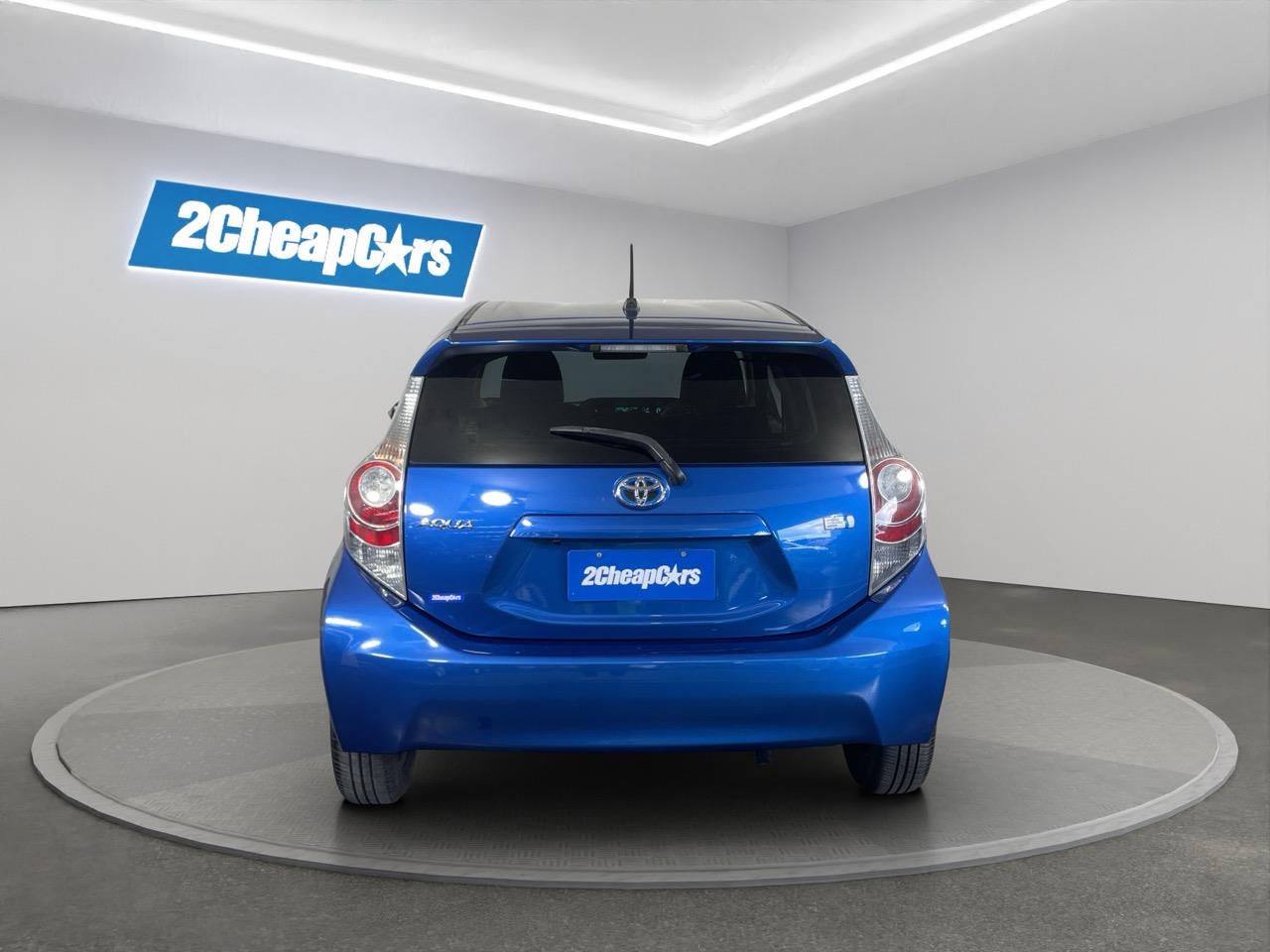 2012 Toyota Aqua S Hatchback LOW KMS + REVERSING CAMERA + HEATED SEATS