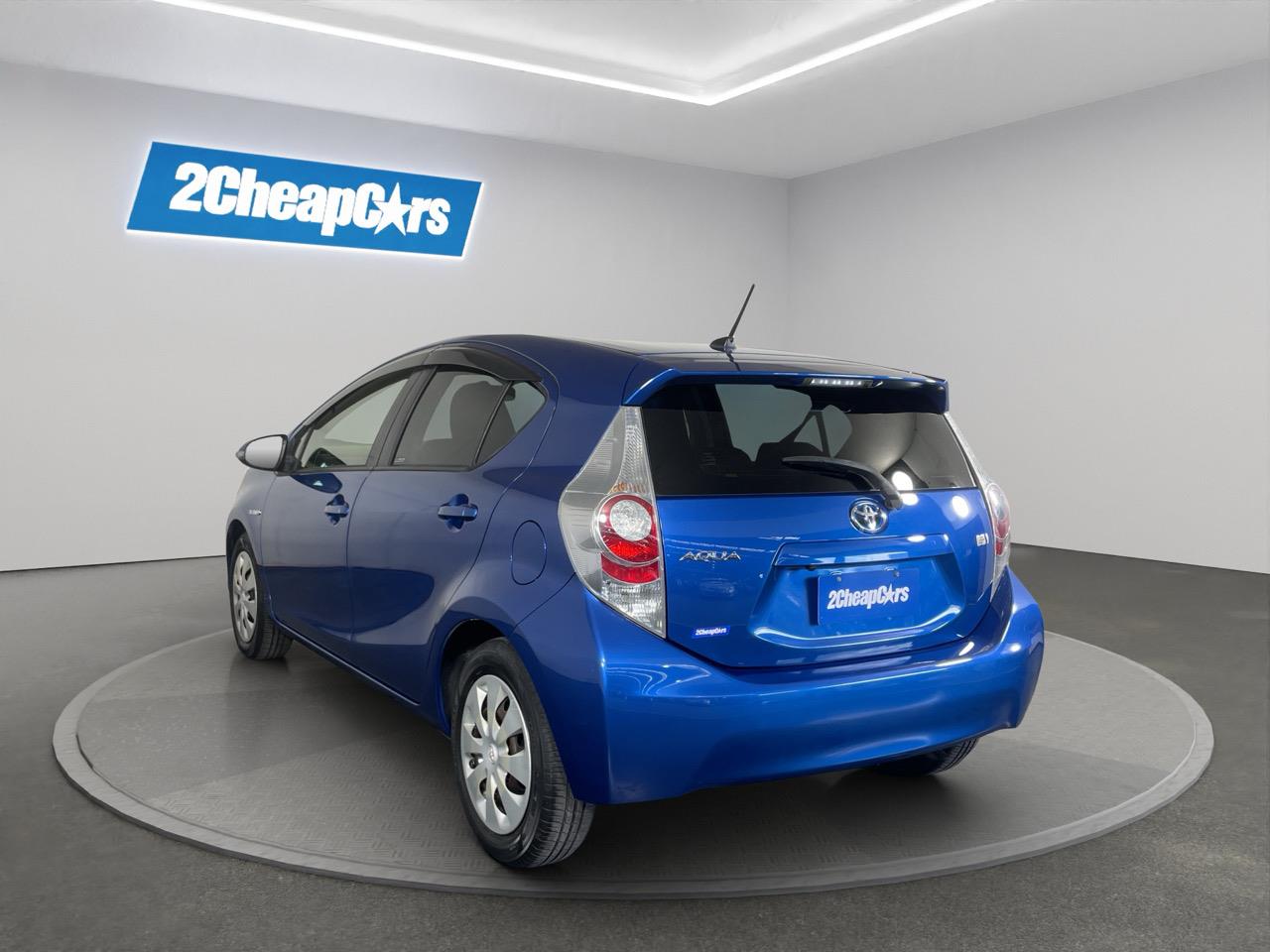 2012 Toyota Aqua S Hatchback LOW KMS + REVERSING CAMERA + HEATED SEATS