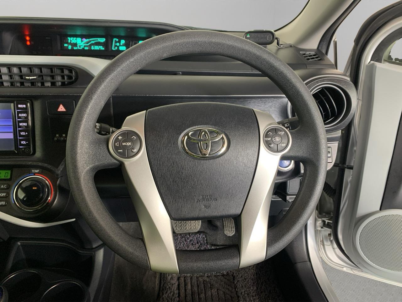 2012 Toyota Aqua S Hatchback HEATED SEATS + REVERSING CAMERA + AUTO LIGHTS