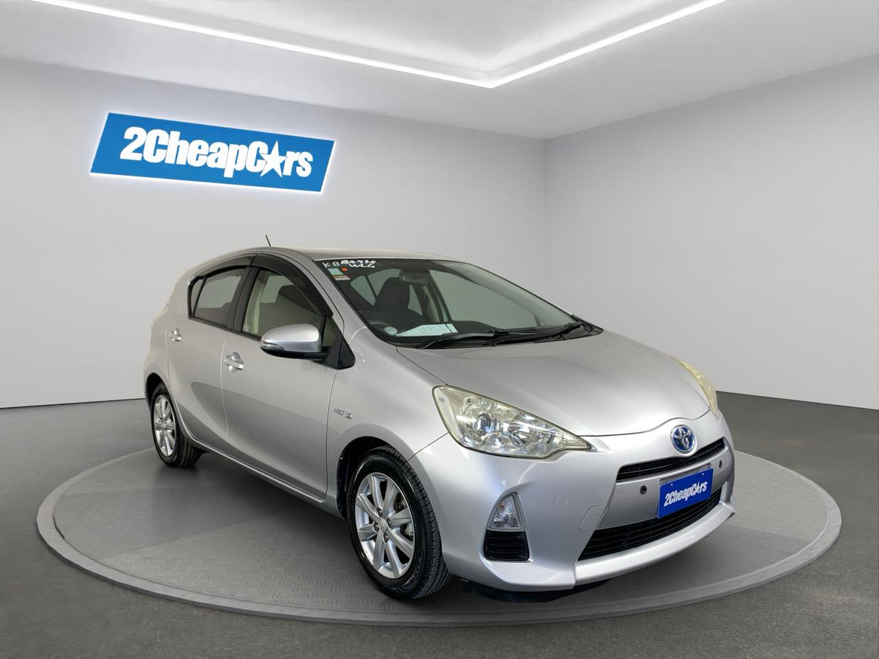 2012 Toyota Aqua S Hatchback HEATED SEATS + REVERSING CAMERA + AUTO LIGHTS