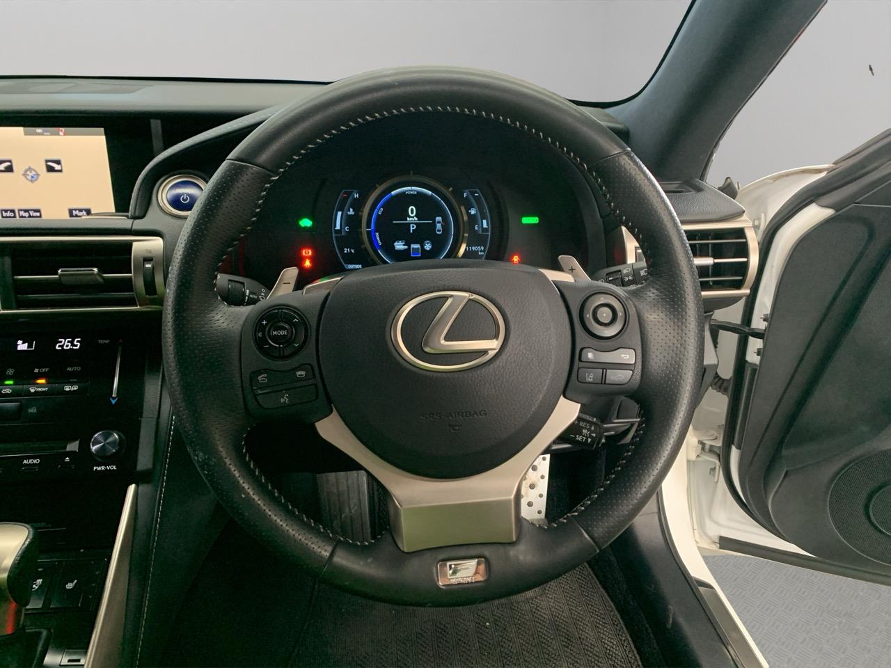 2013 Lexus IS 300H F Sport Sedan CRUISE CONTROL + HEATED SEATS + REVERSING CAMERA