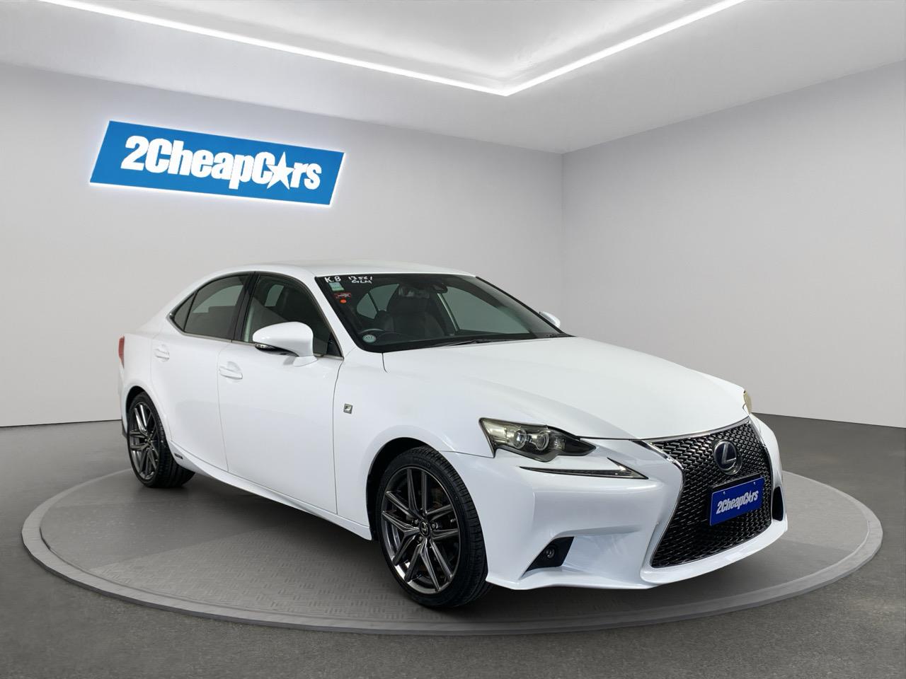 2013 Lexus IS 300H F Sport Sedan CRUISE CONTROL + HEATED SEATS + REVERSING CAMERA