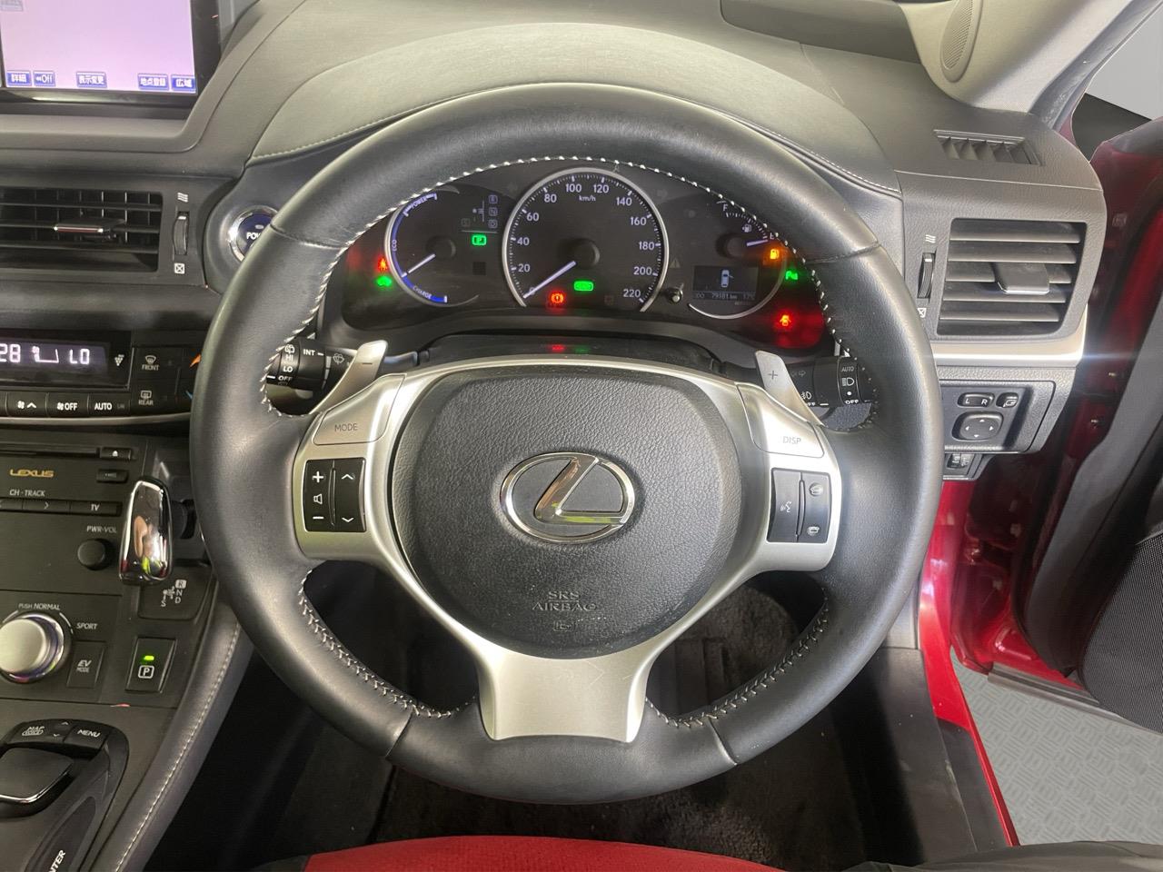 2013 Lexus CT200h VER C Hatchback PARKING SENSORS + REVERSING CAMERA