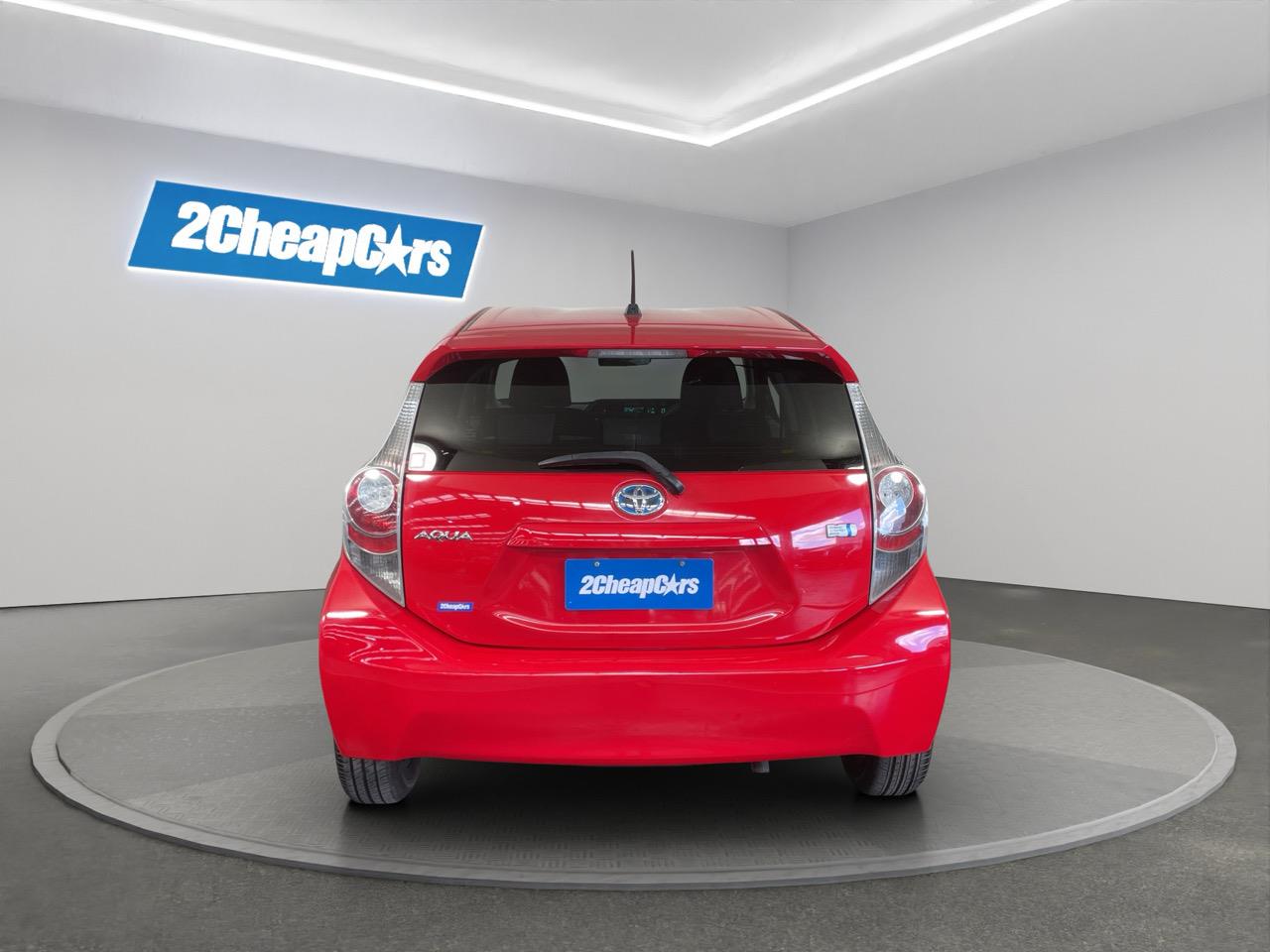 2012 Toyota Aqua S Hatchback HEATED SEATS + PUSH BUTTON START + AUTO LIGHTS