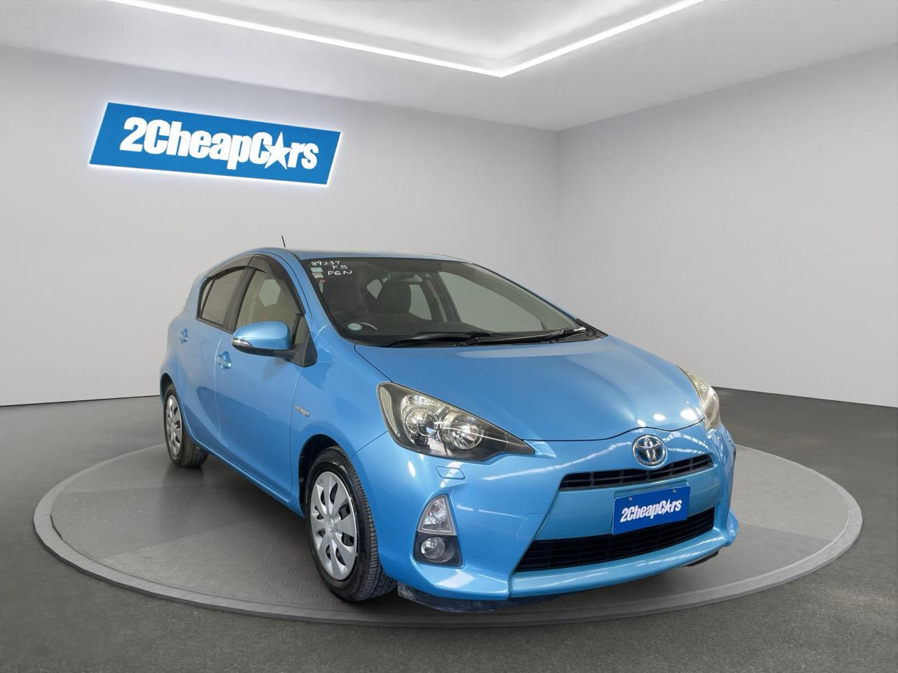 2012 Toyota Aqua G Hatchback HEATED SEATS + REVERSING CAMERA + PUSH START
