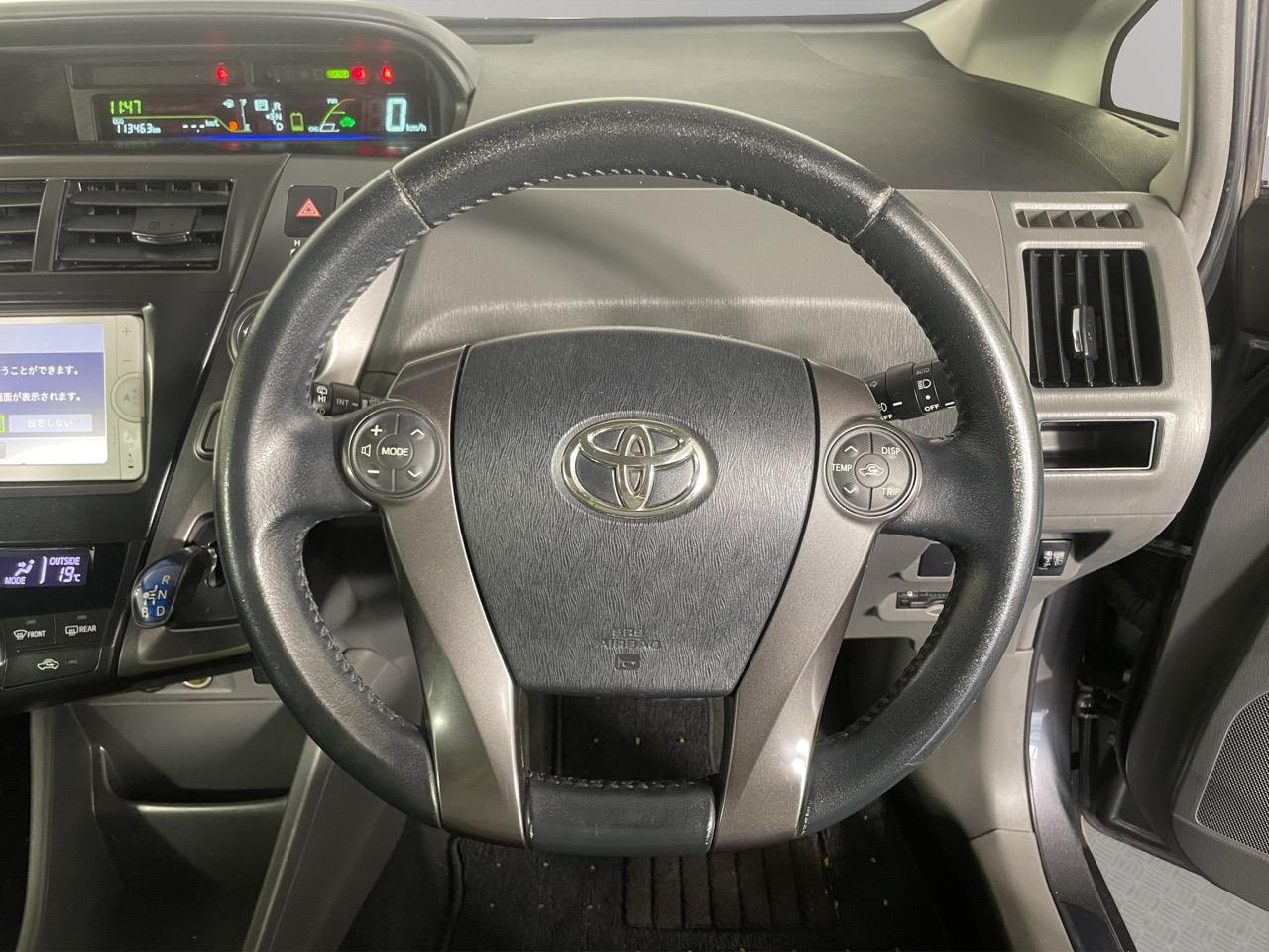 2014 Toyota Prius Alpha S Station Wagon REVERSING CAMERA + AUTO LIGHTS + PUSH START