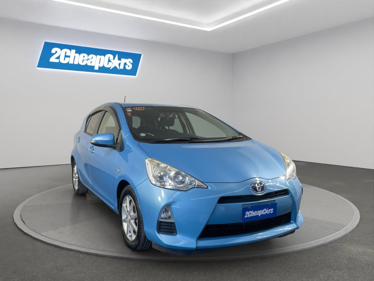 2013 Toyota Aqua S Hatchback HEATED SEATS + REVERSING CAMERA + AUTO LIGHT