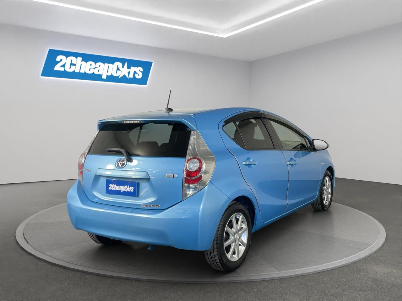 2013 Toyota Aqua S Hatchback HEATED SEATS + REVERSING CAMERA + AUTO LIGHT