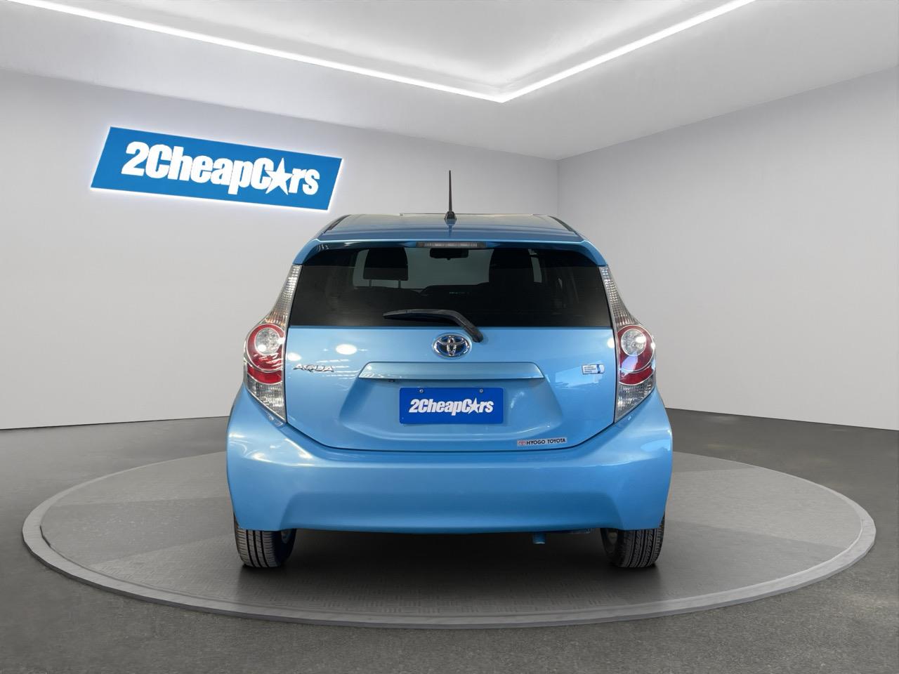 2013 Toyota Aqua S Hatchback HEATED SEATS + REVERSING CAMERA + AUTO LIGHT