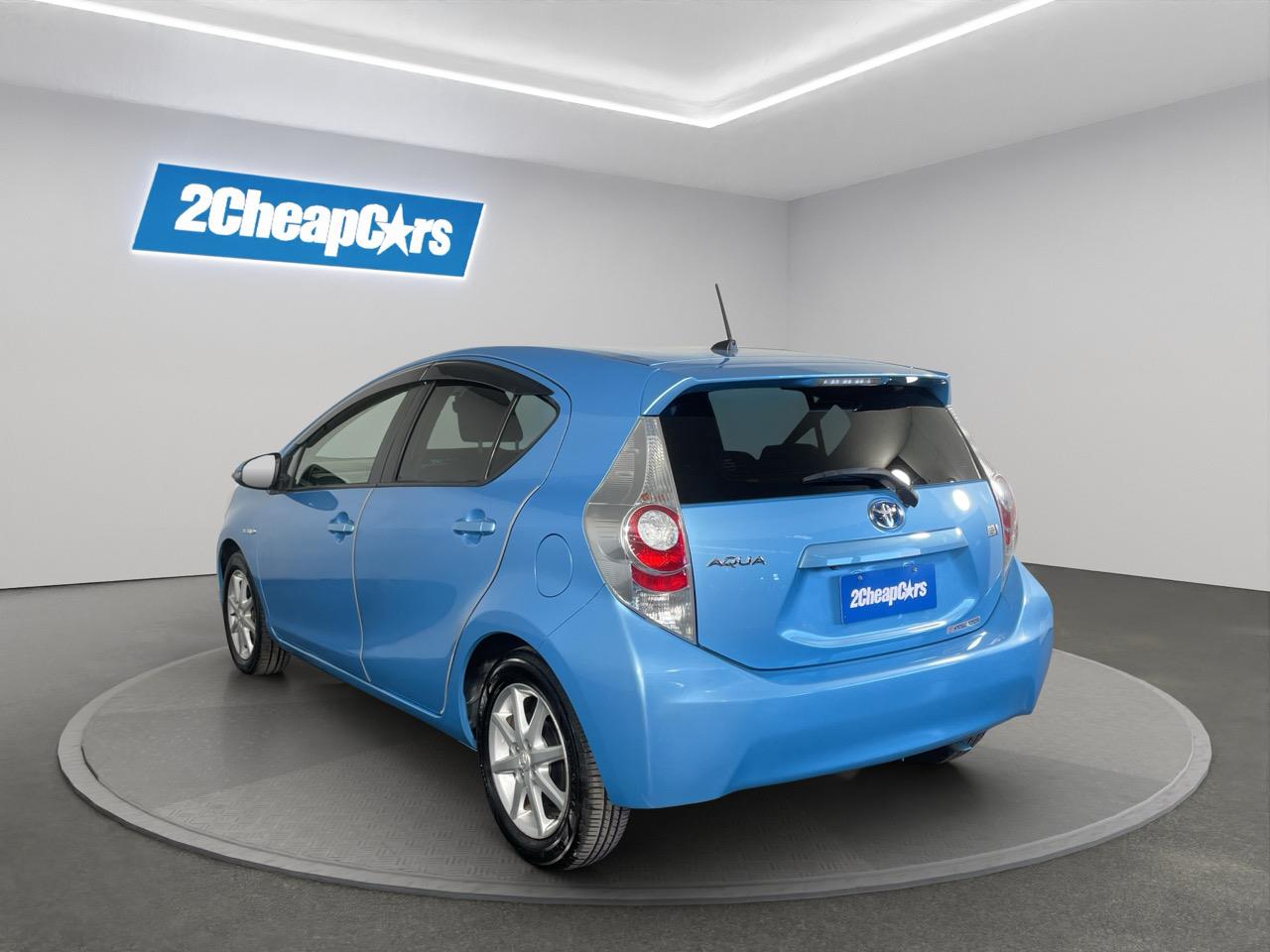 2013 Toyota Aqua S Hatchback HEATED SEATS + REVERSING CAMERA + AUTO LIGHT