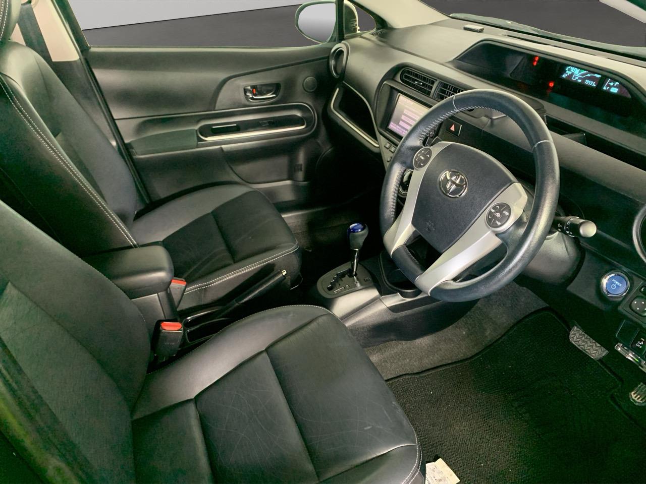 2014 Toyota Aqua G Balck Soft Leather Selection Hatchback HEATED SEATS + REVERSING CAMERA + AUTO LIGHTS