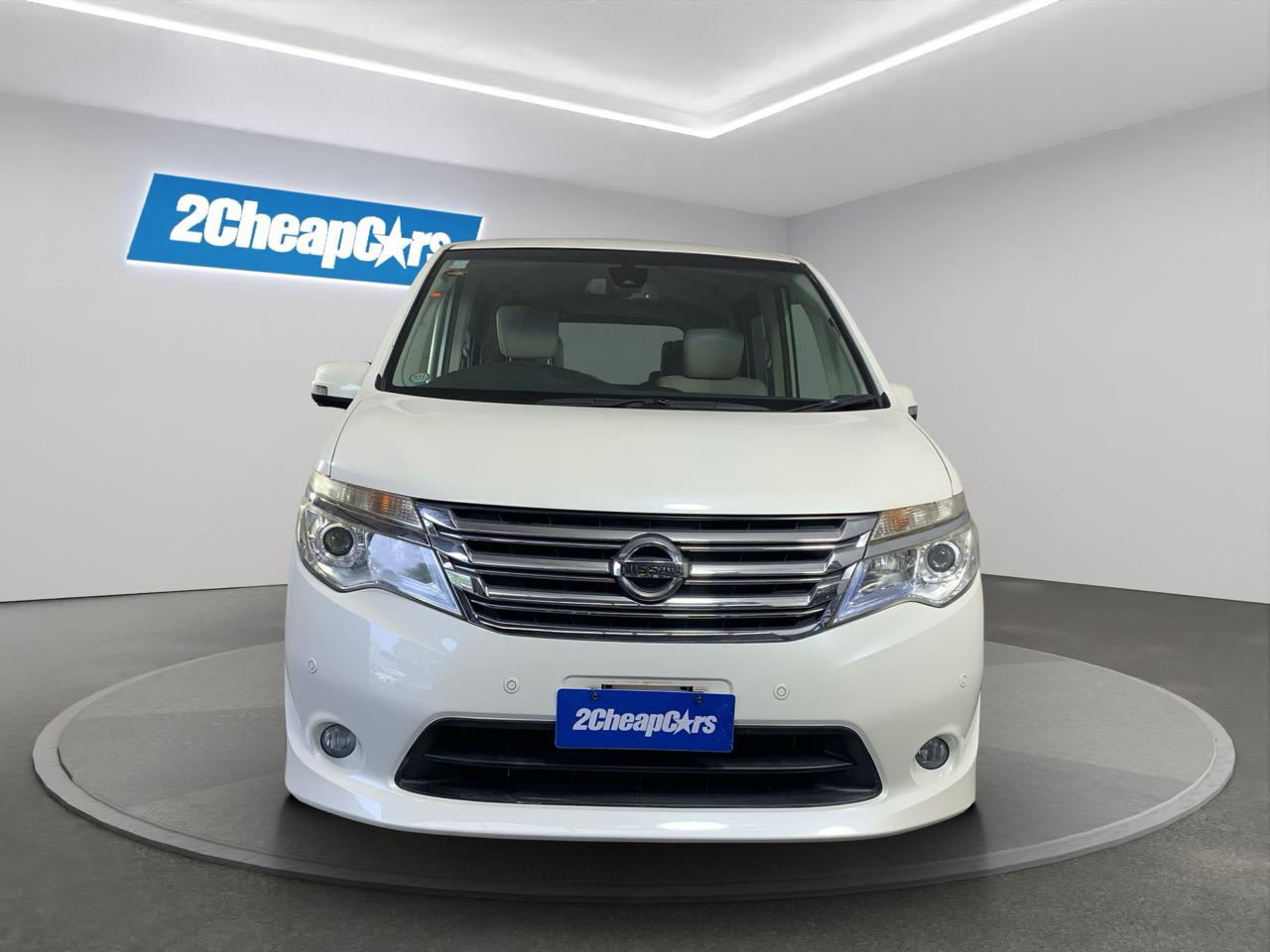 2015 Nissan Serena Hybrid People Mover CRUISE CONTROL + POWER SLIDING DOORS 