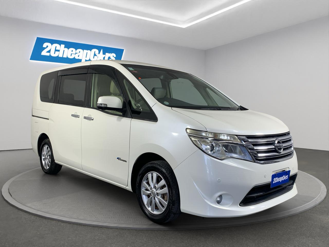 2015 Nissan Serena Hybrid People Mover CRUISE CONTROL + POWER SLIDING DOORS 