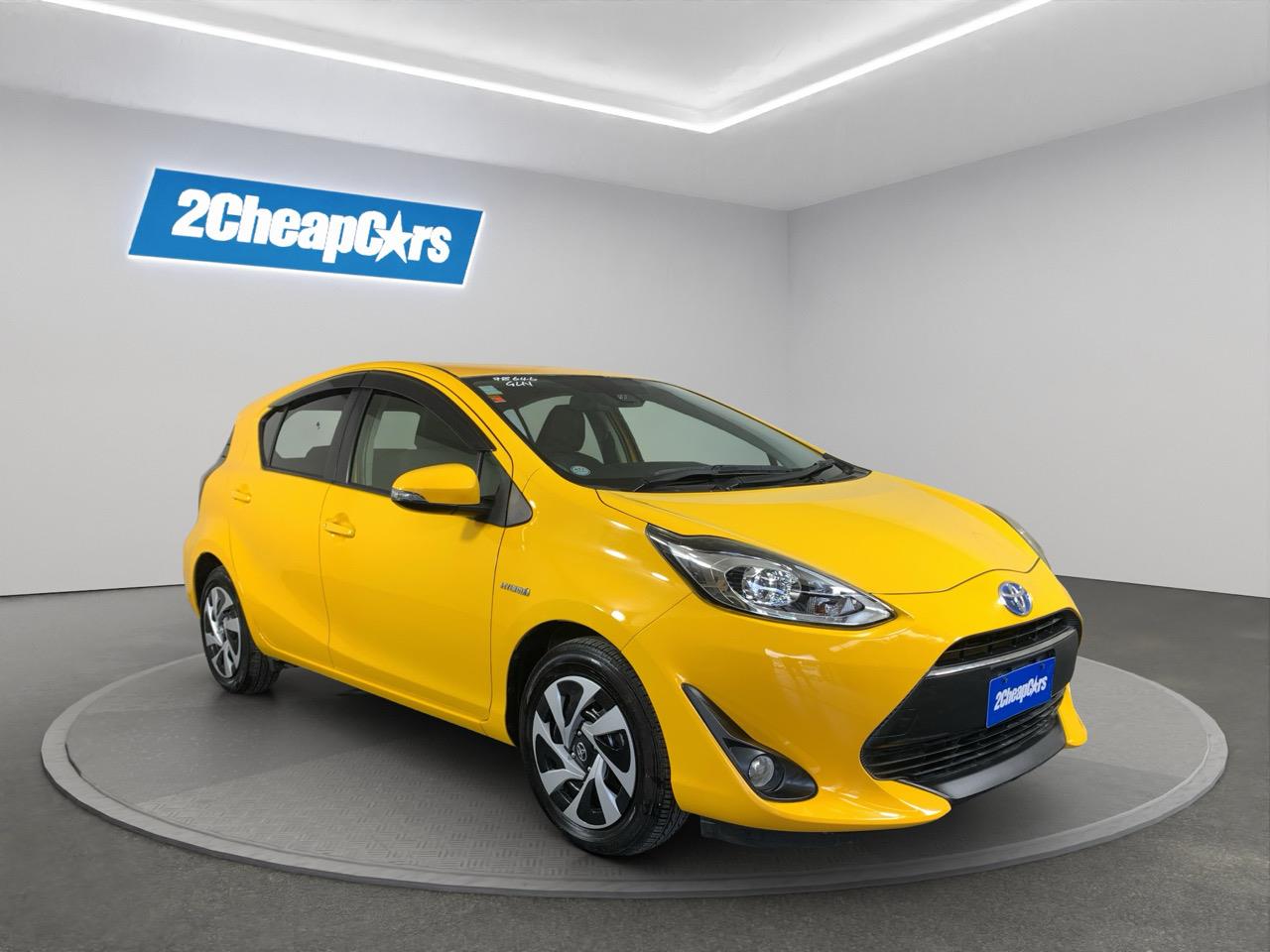 2017 Toyota Aqua New Shape G Hatchback REVERSING CAMERA + HEATED SEATS + AUTO LIGHTS