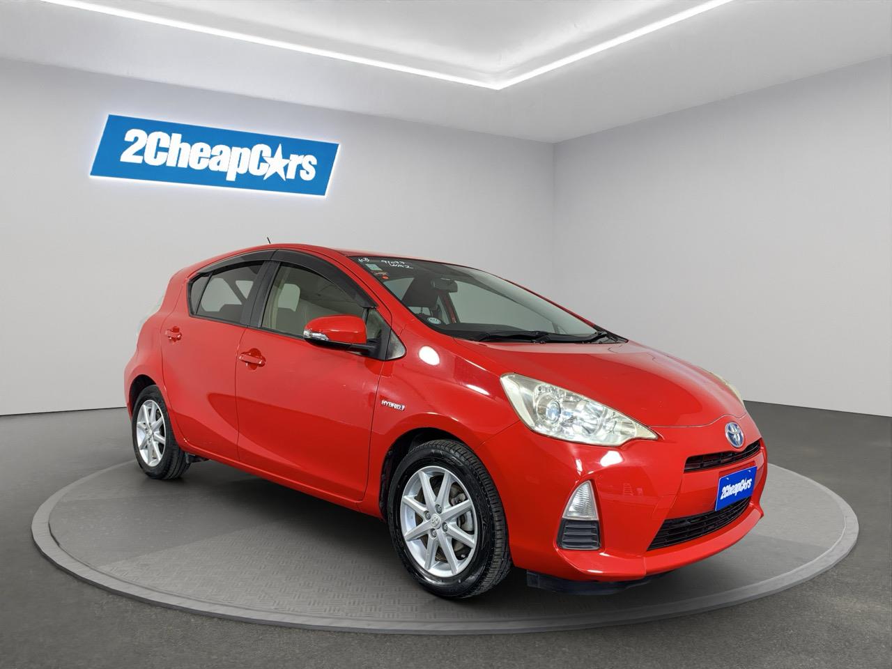 2013 Toyota Aqua G Hatchback HEATED SEATS+ PUSH BUTTON START + AUTO LIGHTS