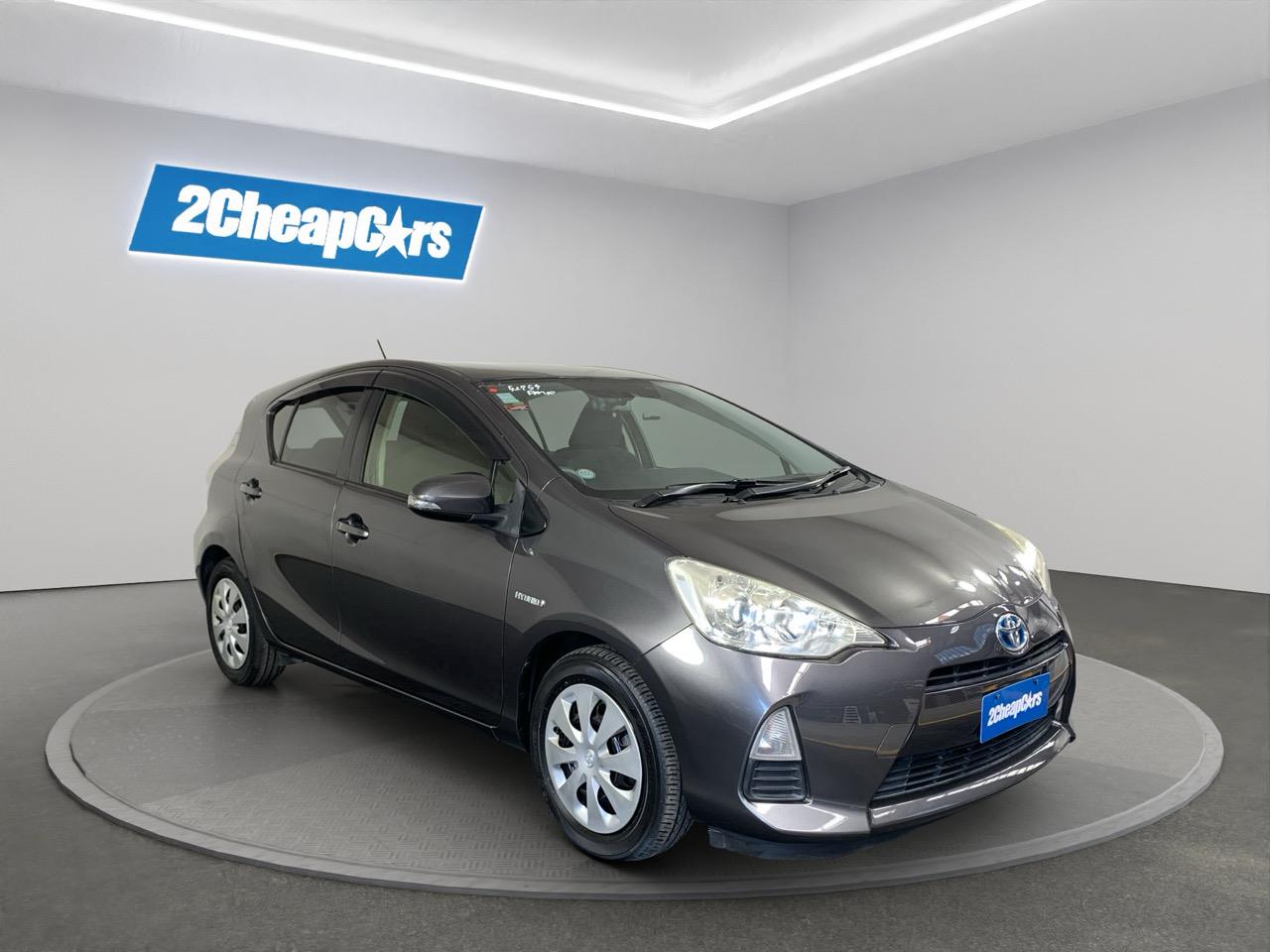 2013 Toyota Aqua G Hatchback HEATED SEATS + PUSH BUTTON START + AUTO LIGHTS