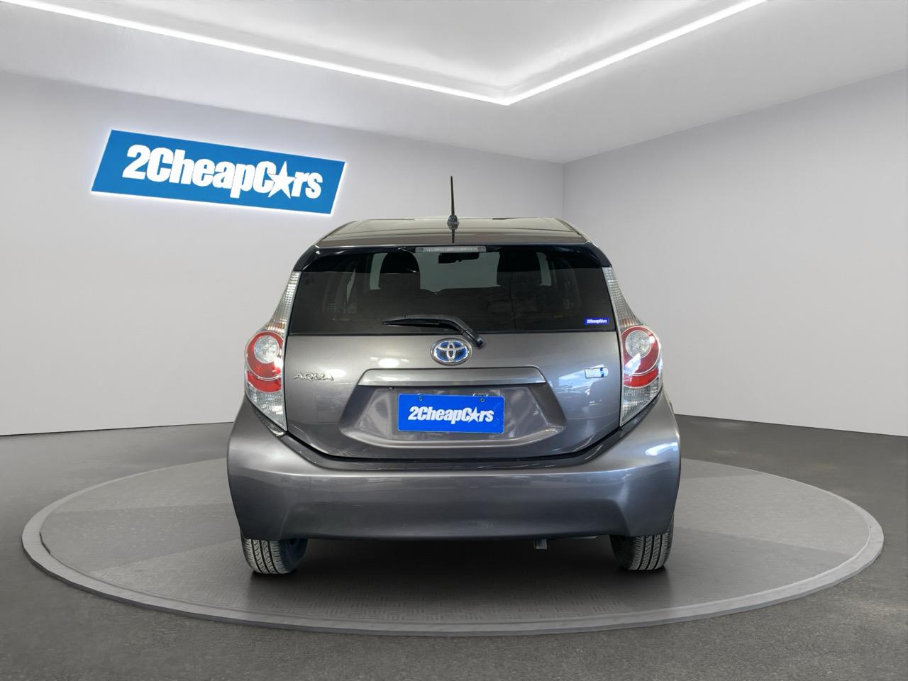 2013 Toyota Aqua G Hatchback HEATED SEATS + PUSH BUTTON START + AUTO LIGHTS