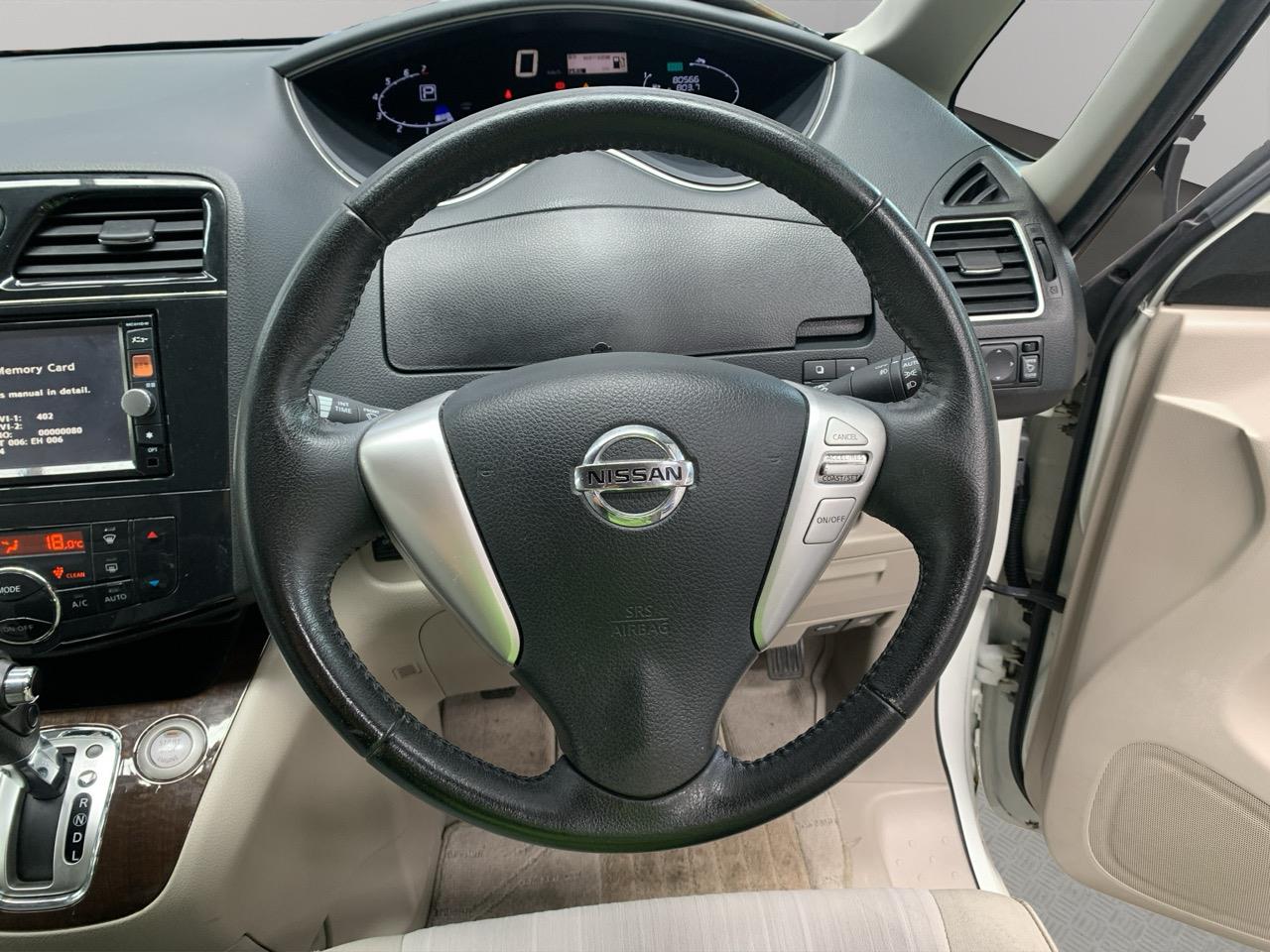 2012 Nissan Serena 20G S Hybrid People Mover CRUISE CONTROL + POWER SLIDING DOORS + AUTO LIGHTS