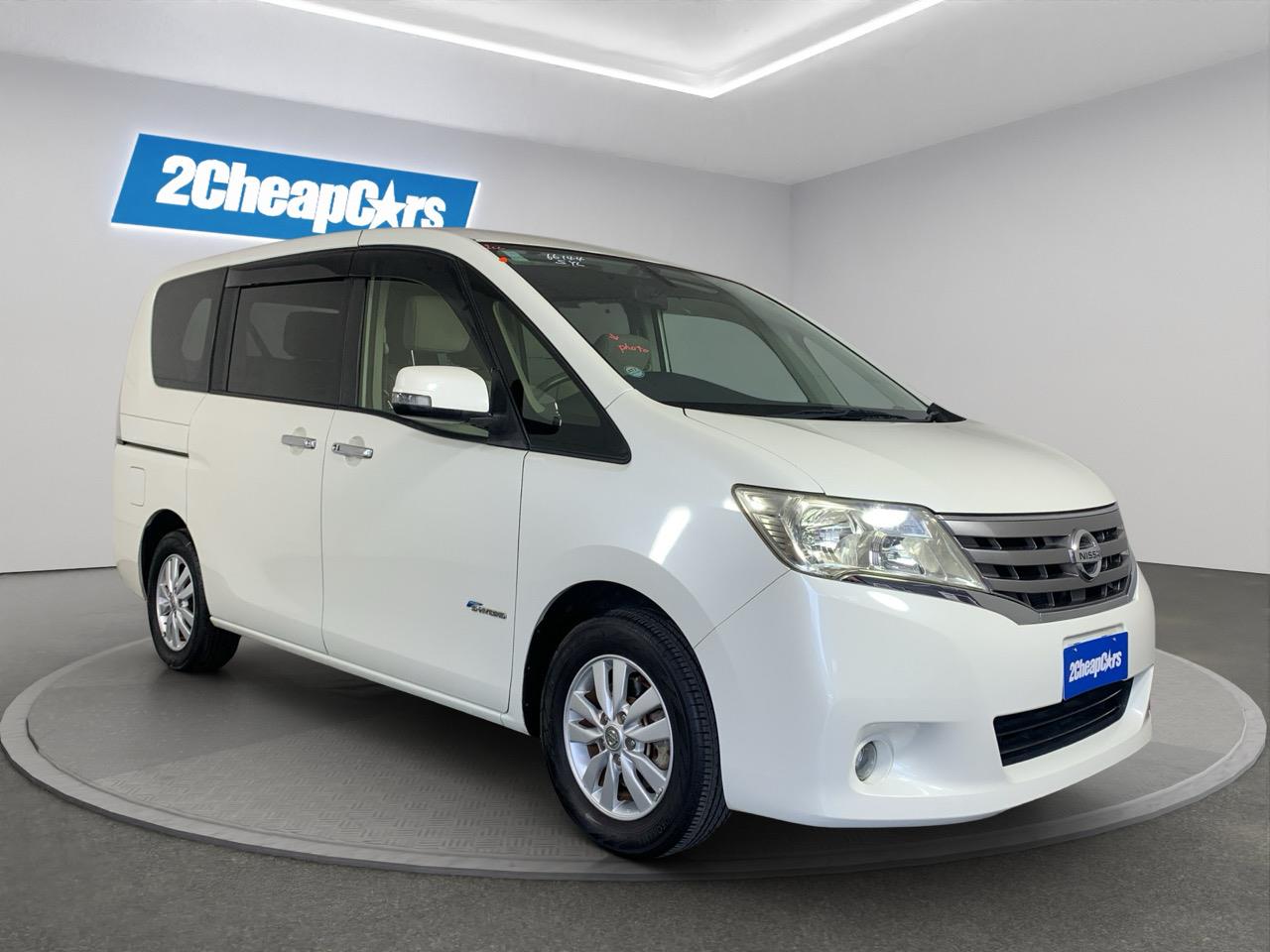 2012 Nissan Serena 20G S Hybrid People Mover CRUISE CONTROL + POWER SLIDING DOORS + AUTO LIGHTS