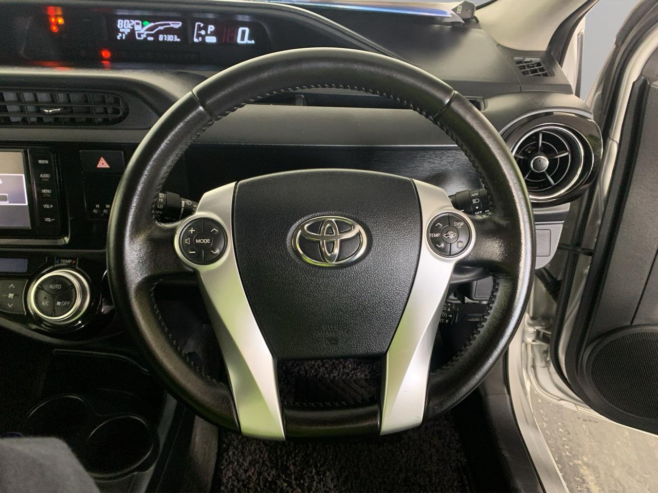 2015 Toyota Aqua Facelift Model G Black Soft Leather Selection Hatchback CRUISE CONTROL + REVERSING CAMERA + AUTO LIGHTS