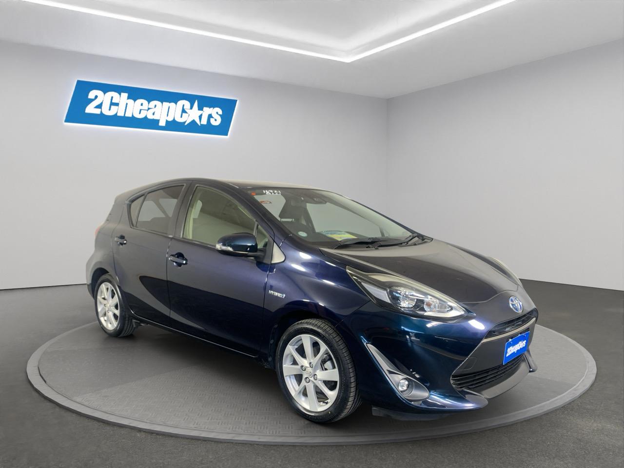 2017 Toyota Aqua New Shape G Hatchback PUSH BUTTON START + AUTO LIGHTS + REVERSING CAMERA