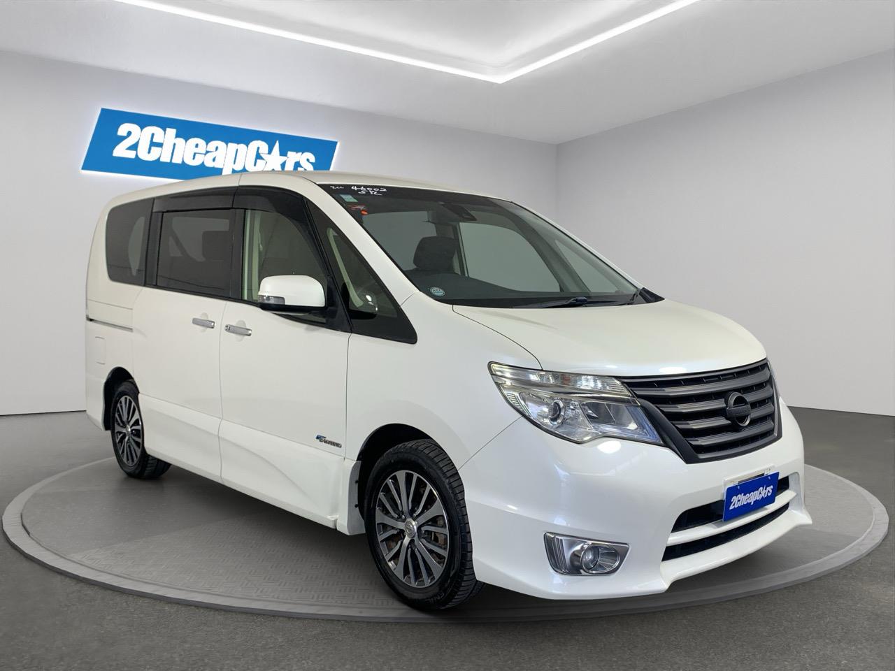 2015 Nissan Serena Hybrid Highway Star People Mover CRUISE CONTROL + POWER SLIDING DOOR + AUTO LIGHTS 